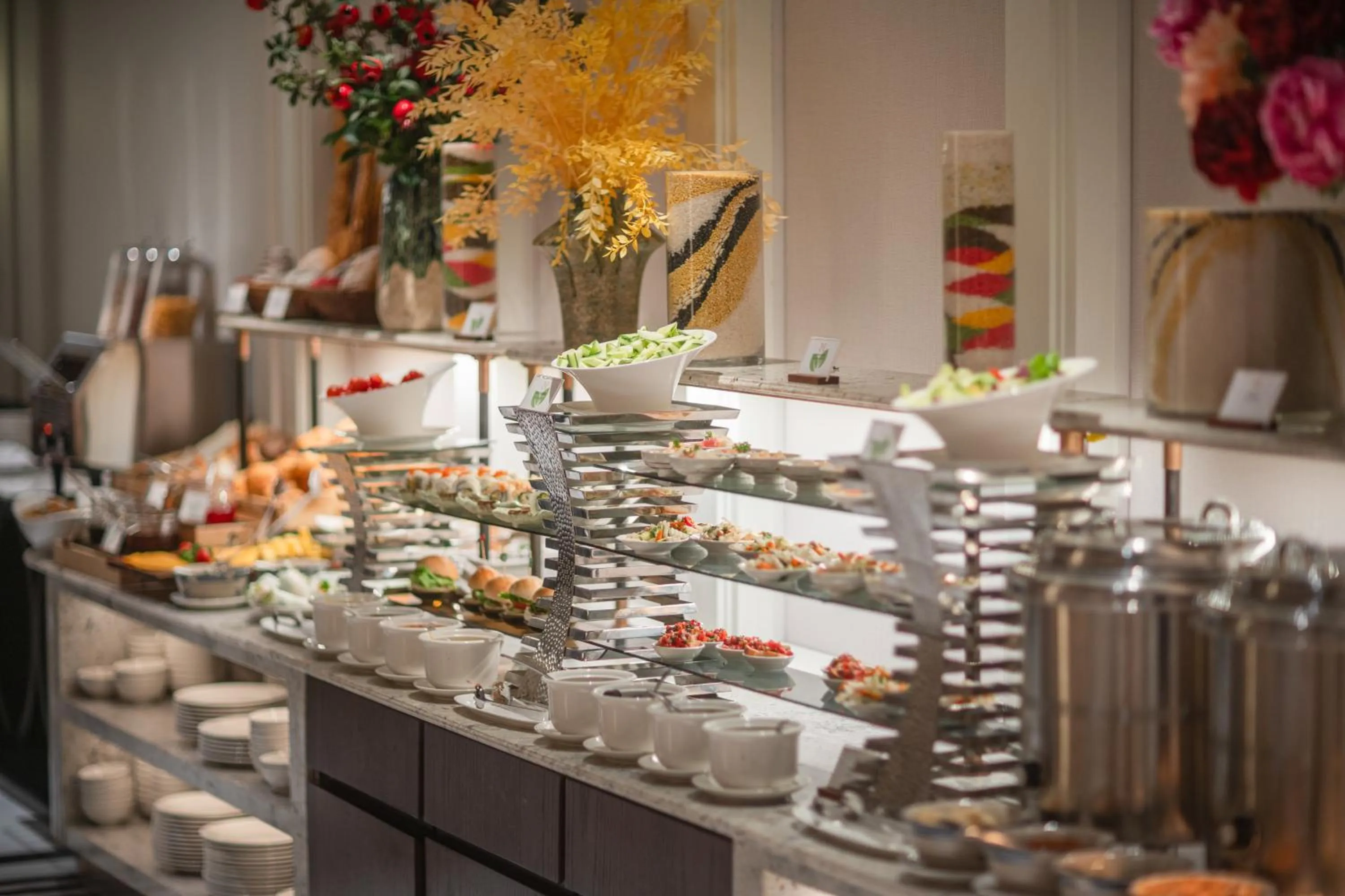 Buffet breakfast in Heritage Ham Long Hotel and Spa