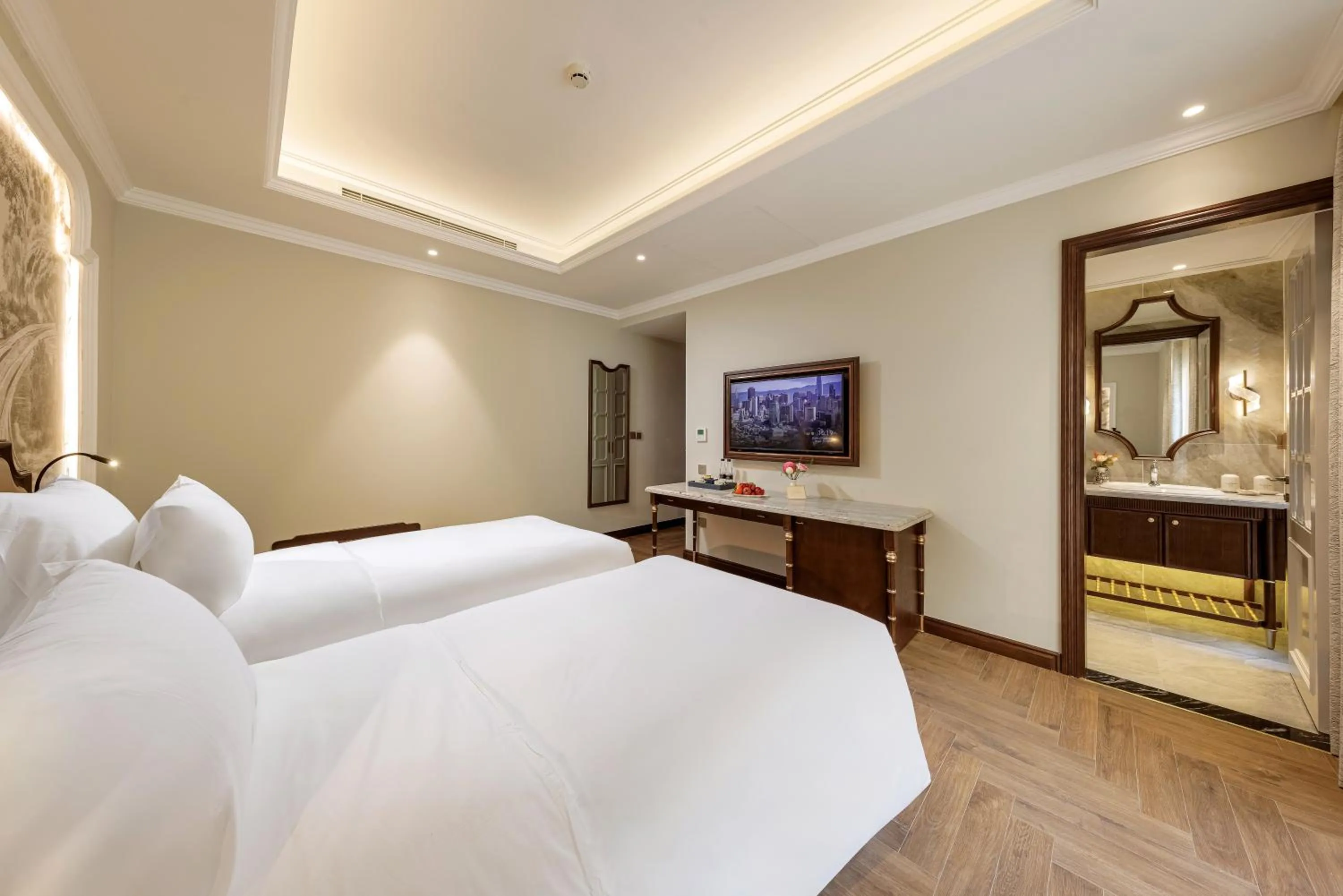 Bedroom, Bed in Heritage Ham Long Hotel and Spa