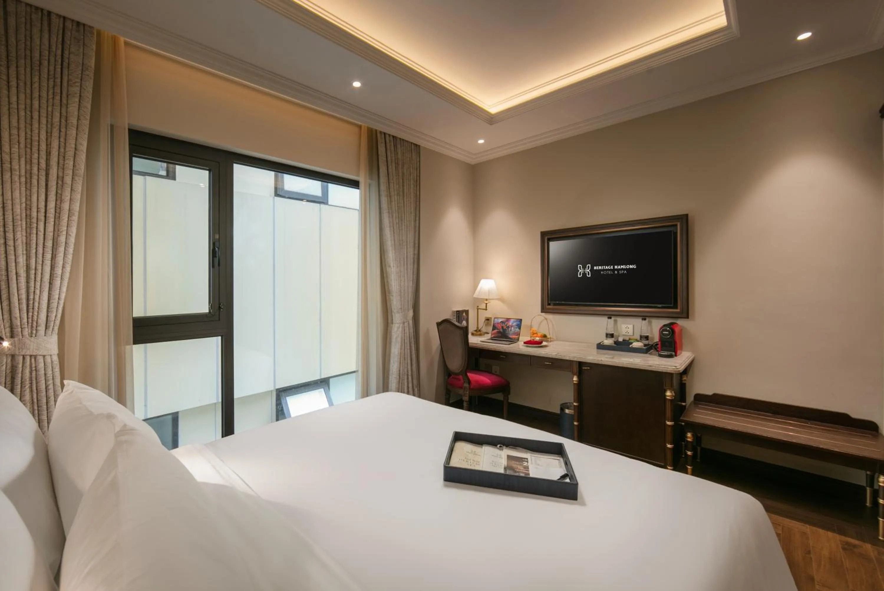 Bedroom, Bed in Heritage Ham Long Hotel and Spa