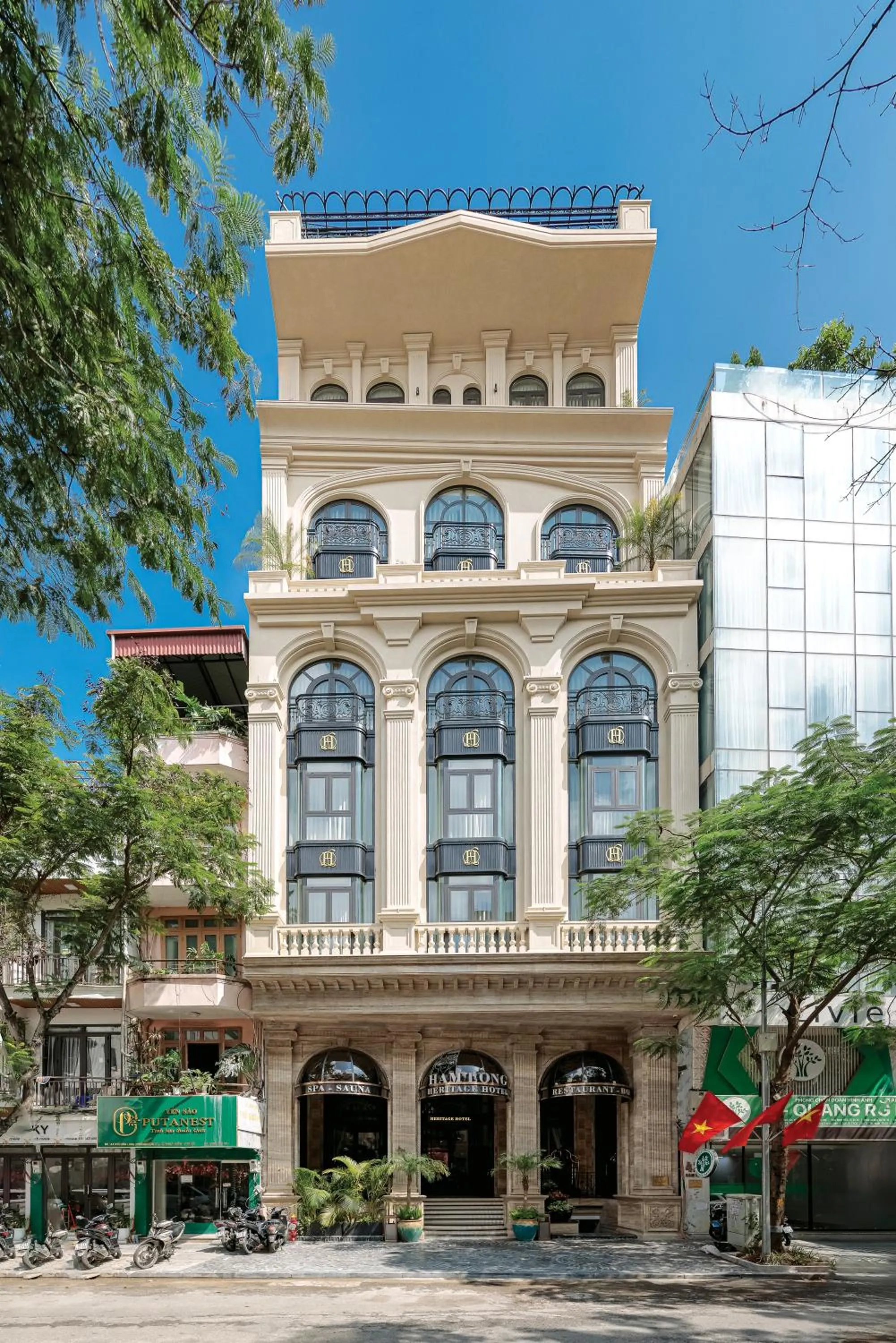 Property building in Heritage Ham Long Hotel and Spa