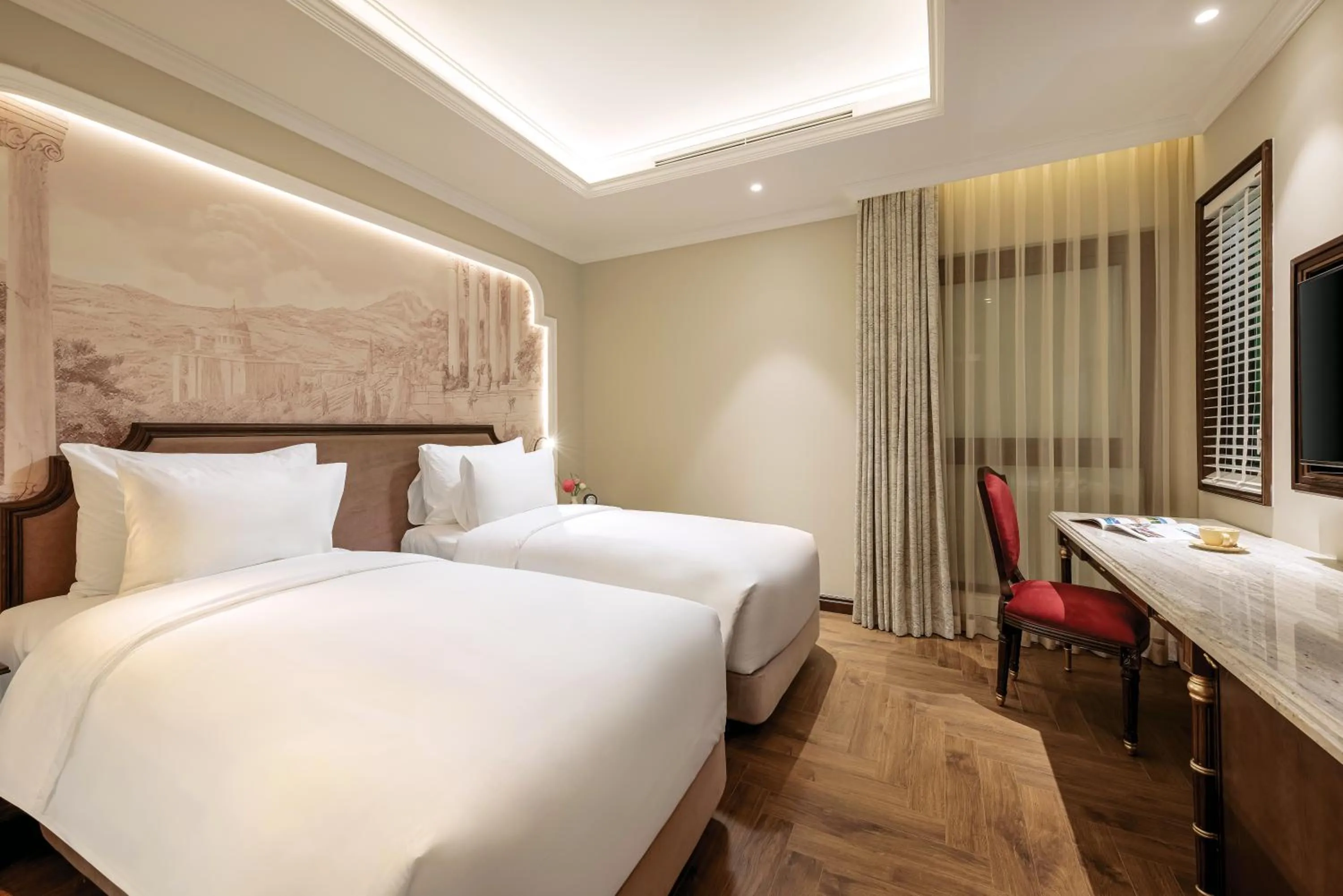 Bedroom, Bed in Heritage Ham Long Hotel and Spa