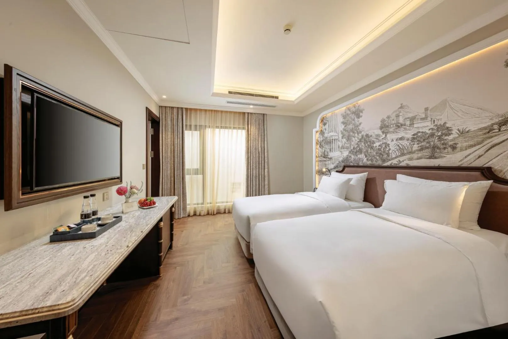 Bedroom, Bed in Heritage Ham Long Hotel and Spa