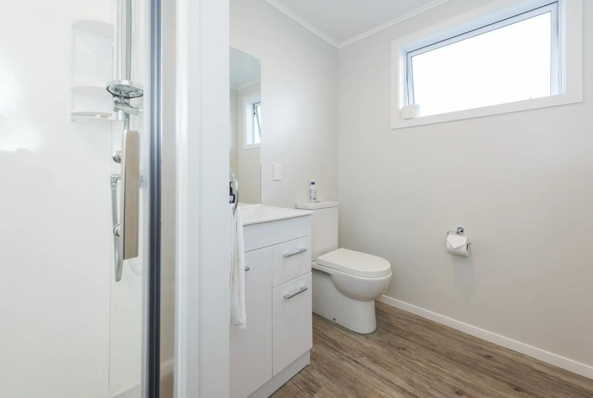 Toilet in Abbey Court Motel