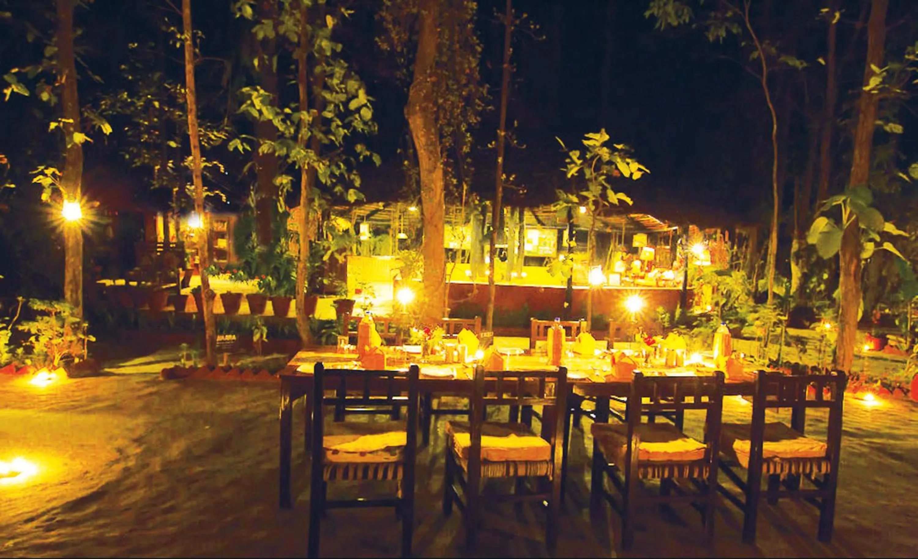 Garden in Rainbow Safari Resort