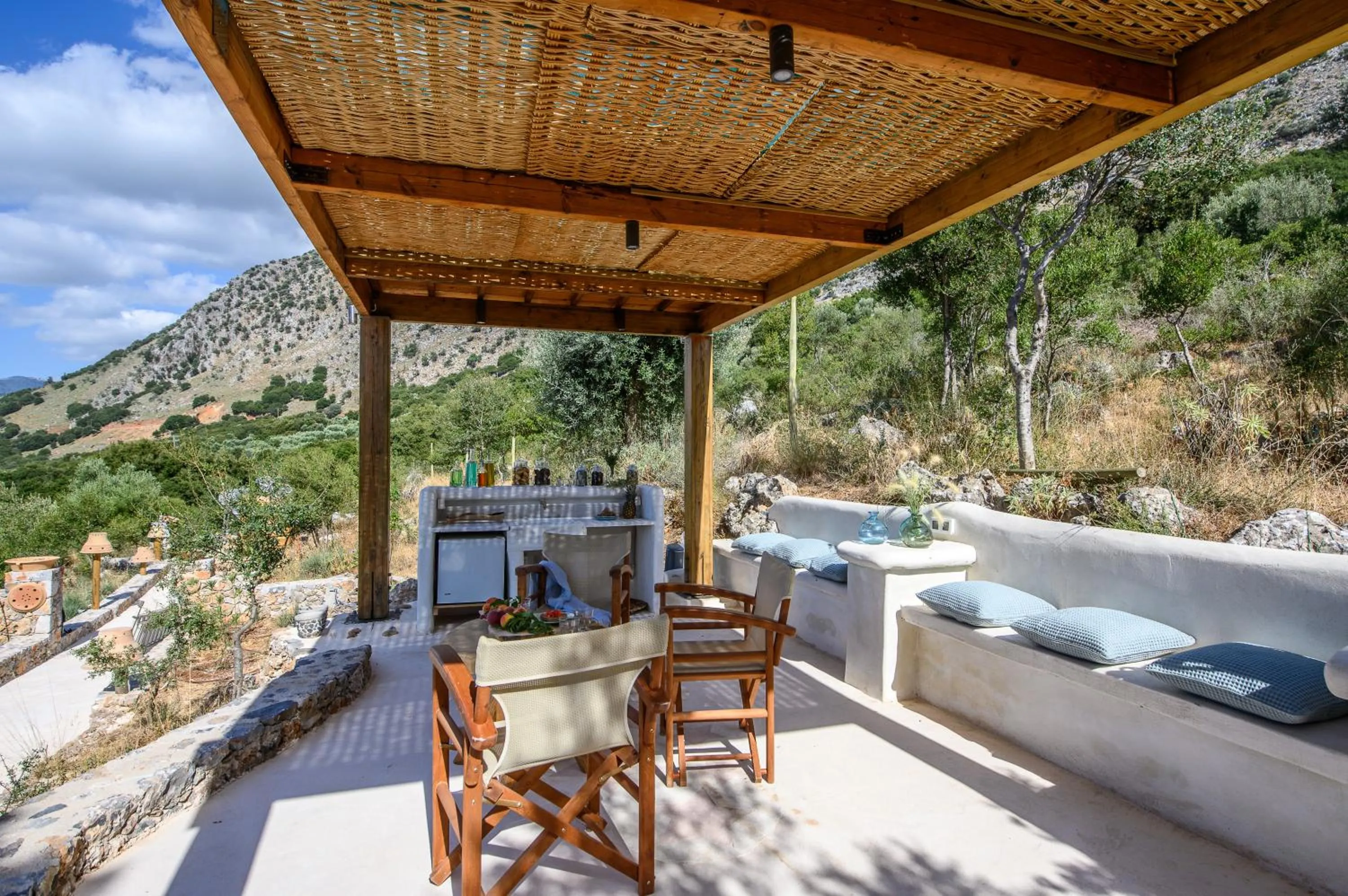 Patio in Country Hotel Velani