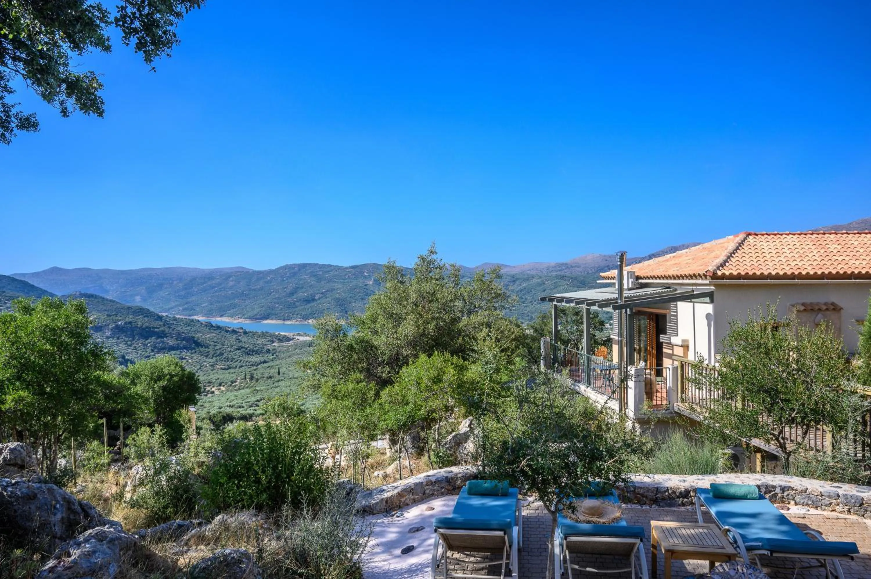 Patio in Country Hotel Velani