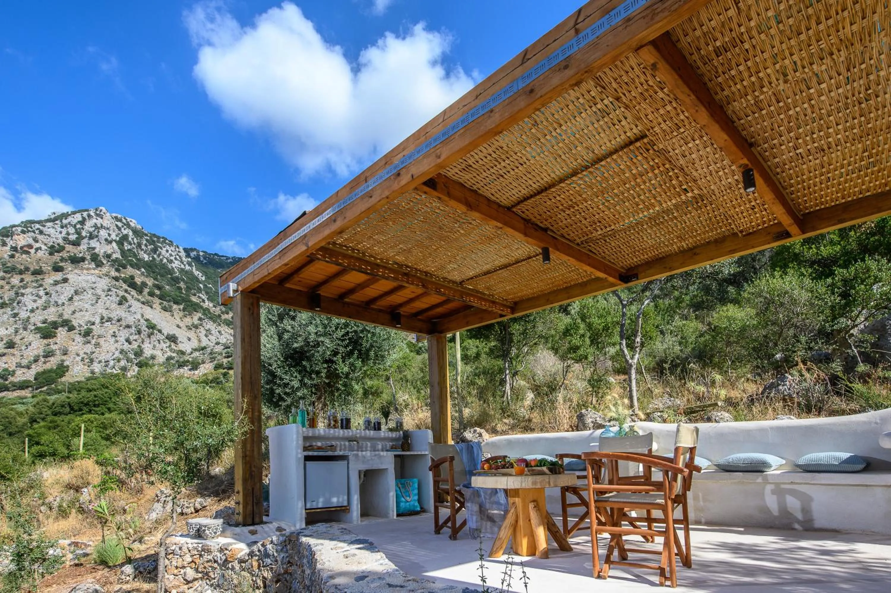 Patio in Country Hotel Velani
