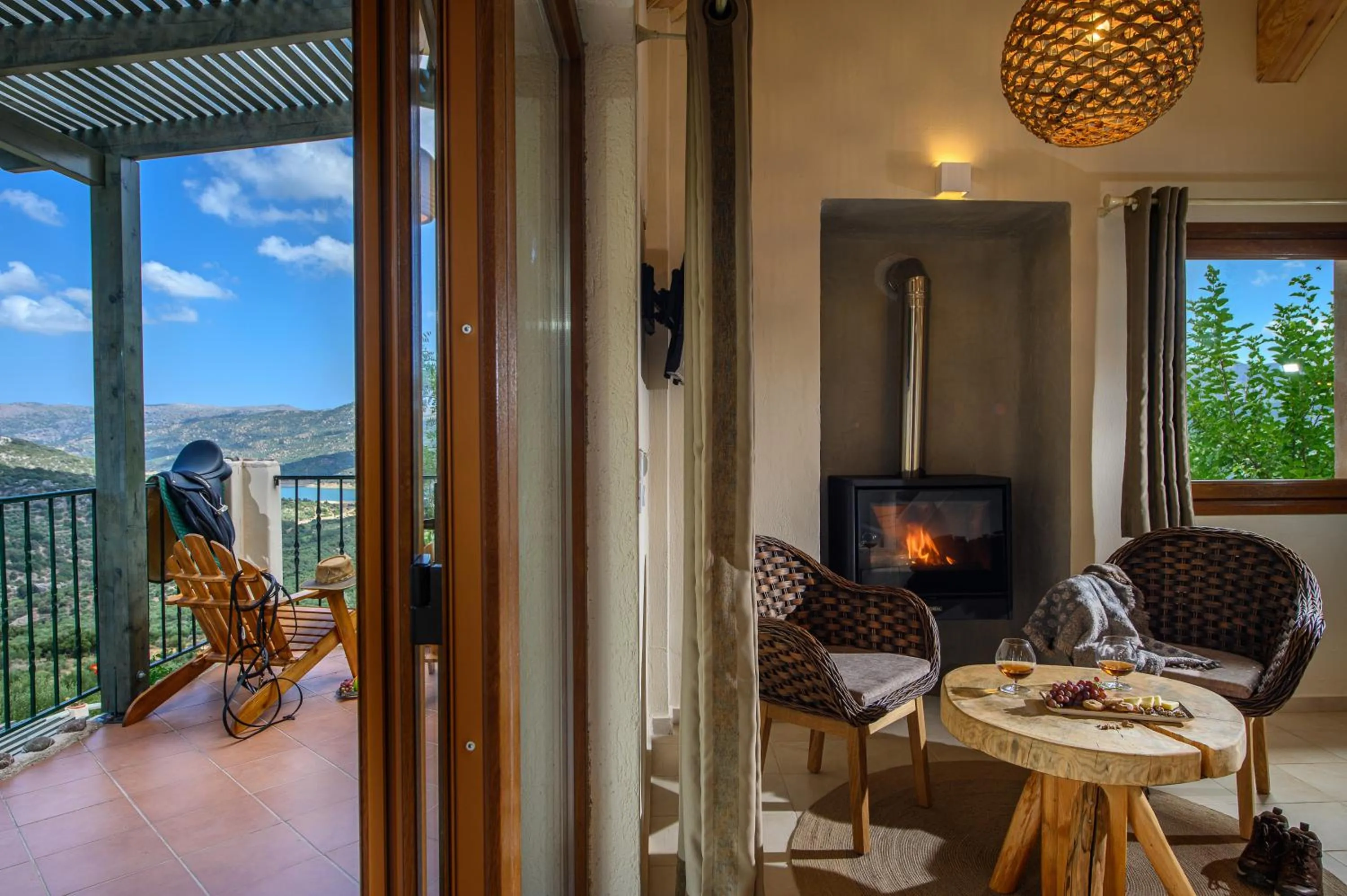 Balcony/Terrace in Country Hotel Velani