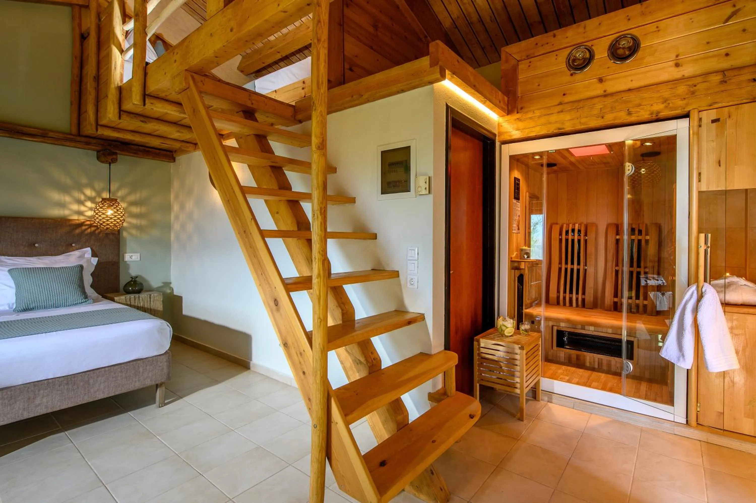Sauna, Bed in Country Hotel Velani