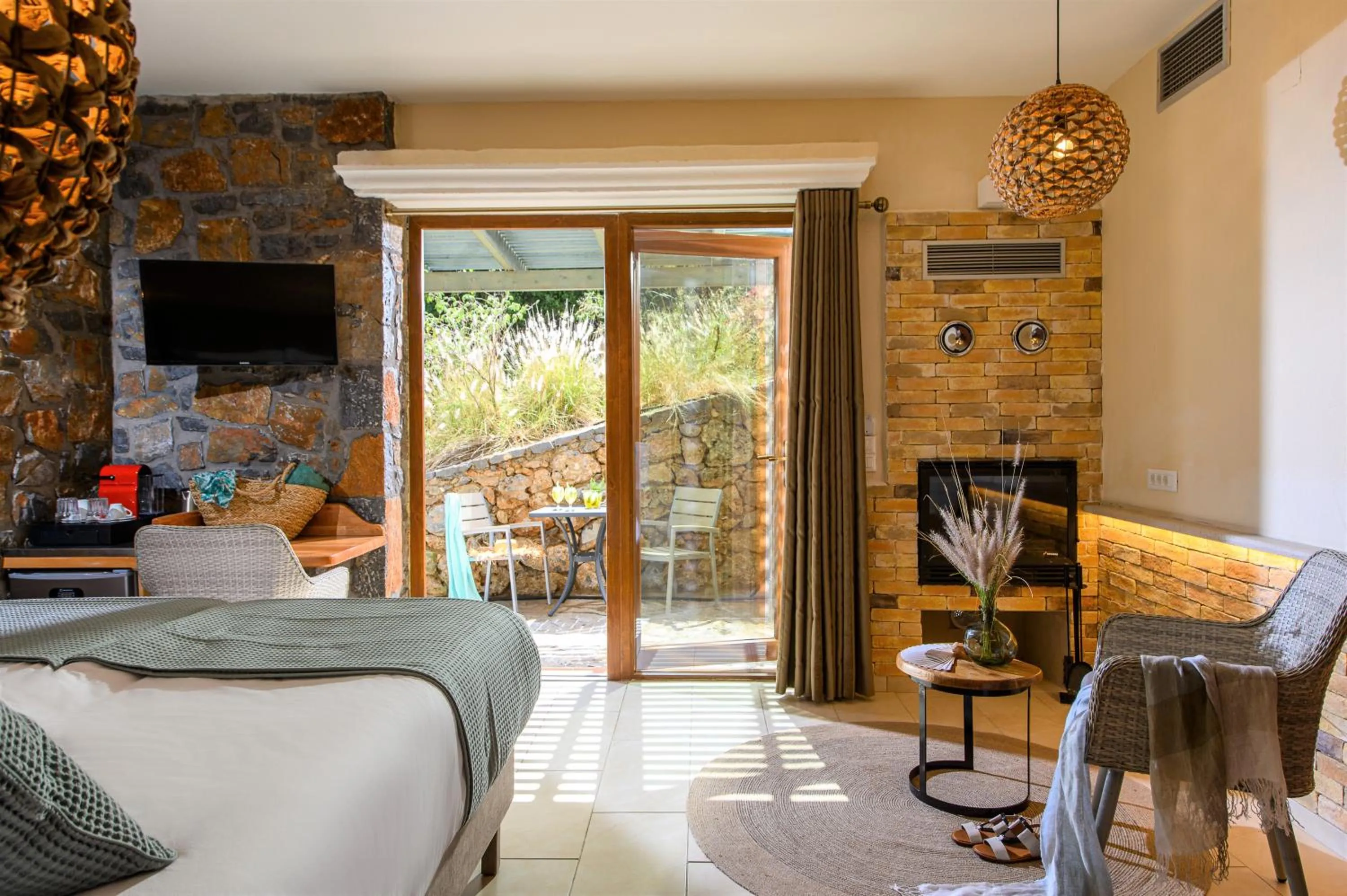 Seating area in Country Hotel Velani