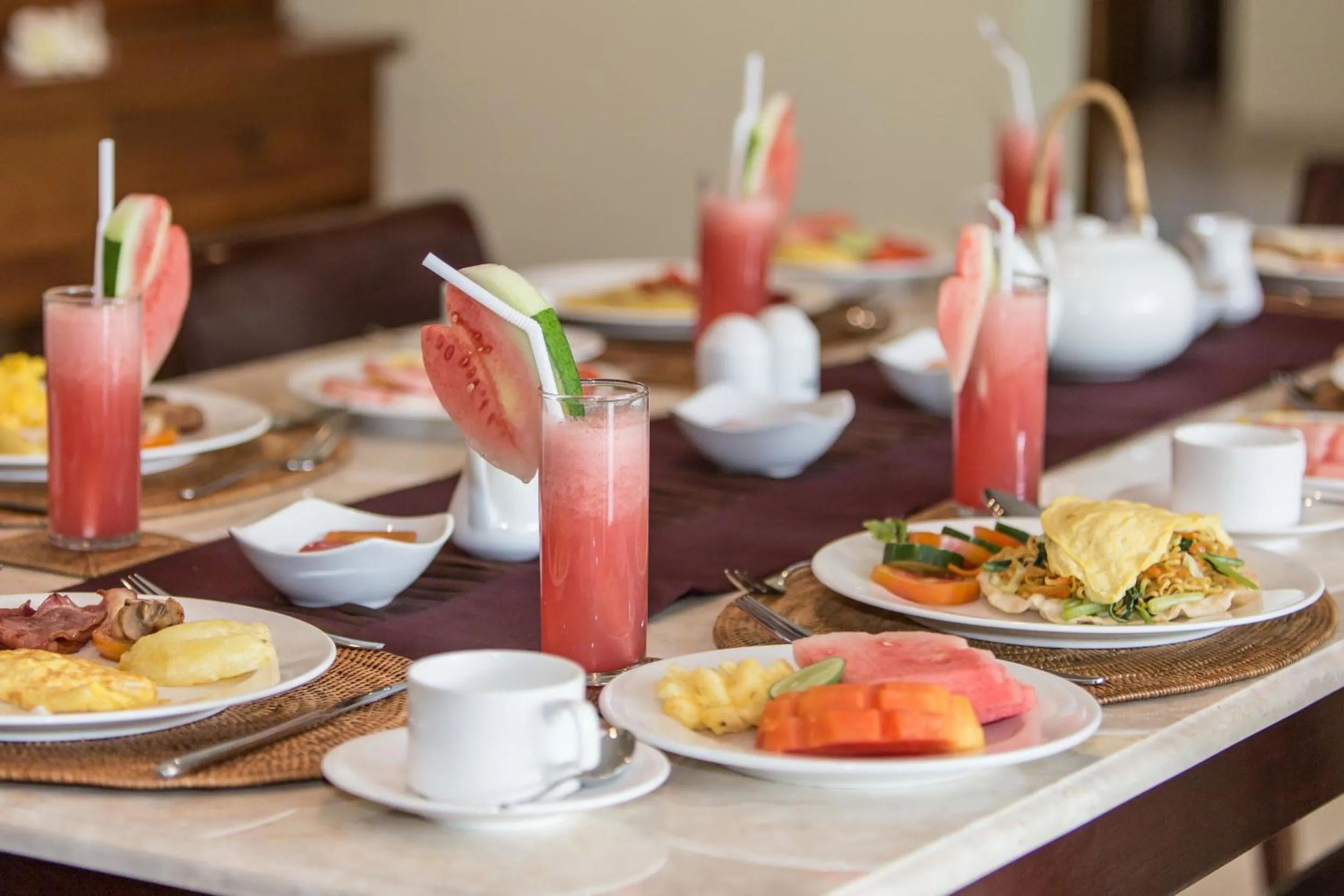 Buffet breakfast in Villa Balidamai by Nagisa Bali