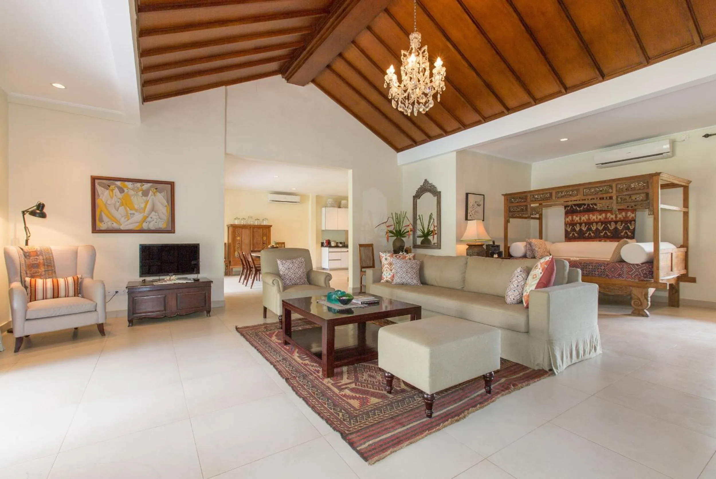 Living room in Villa Balidamai by Nagisa Bali