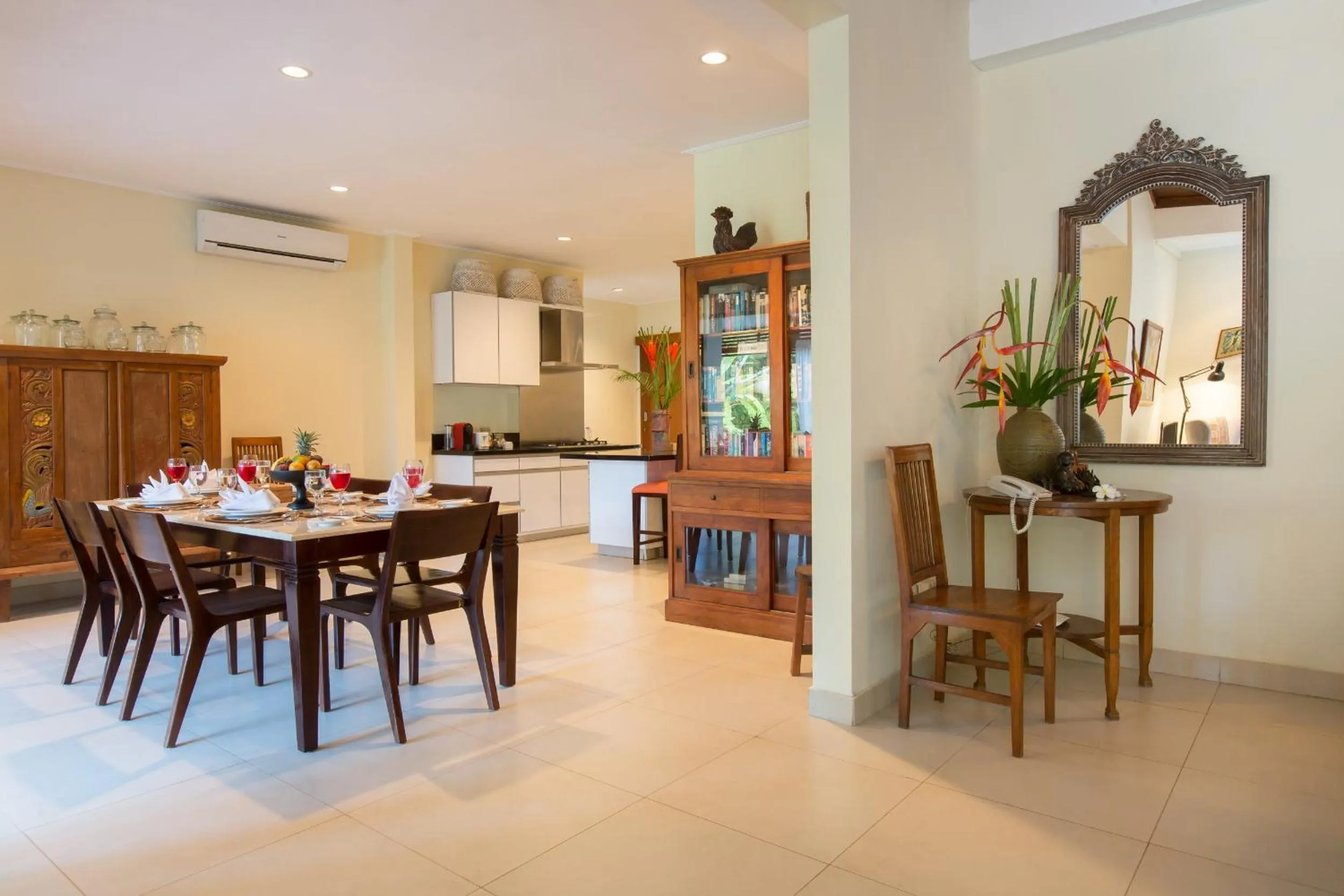 Dining area in Villa Balidamai by Nagisa Bali