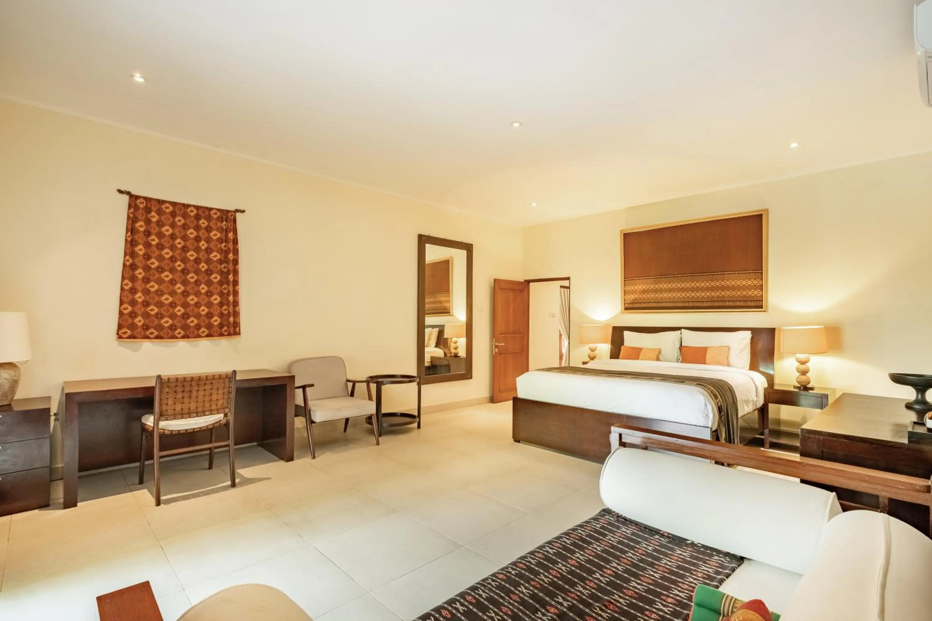 Bed in Villa Balidamai