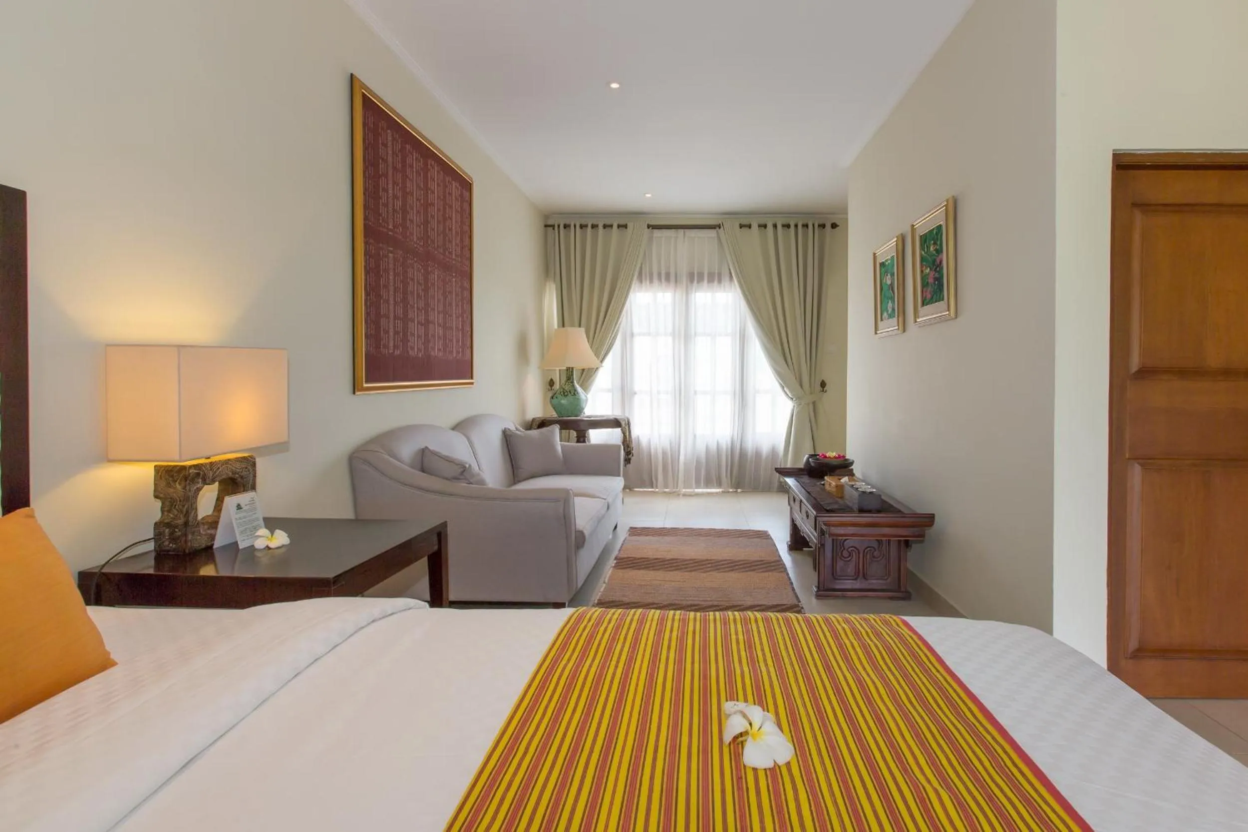 Seating area in Villa Balidamai by Nagisa Bali