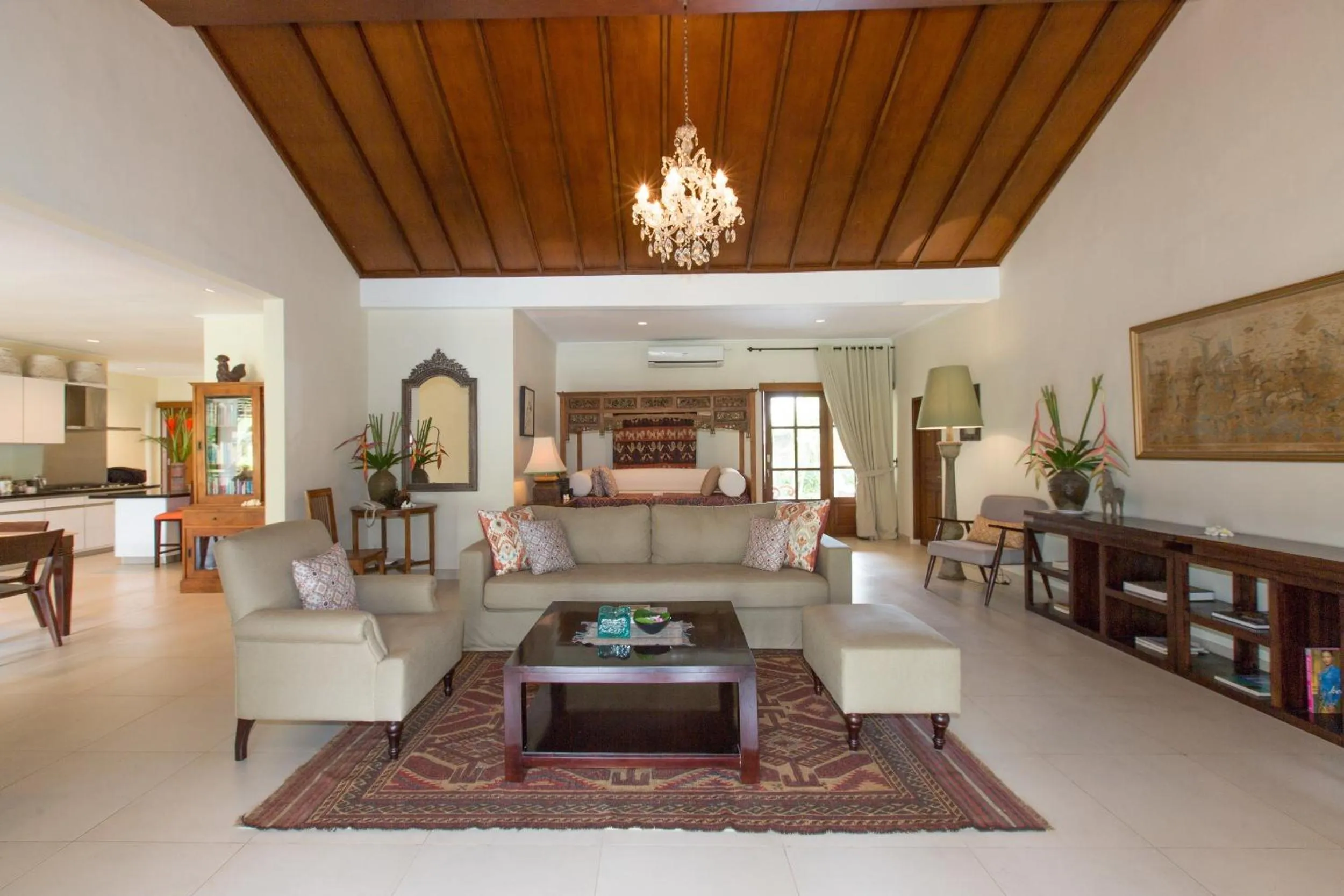 Living room in Villa Balidamai by Nagisa Bali