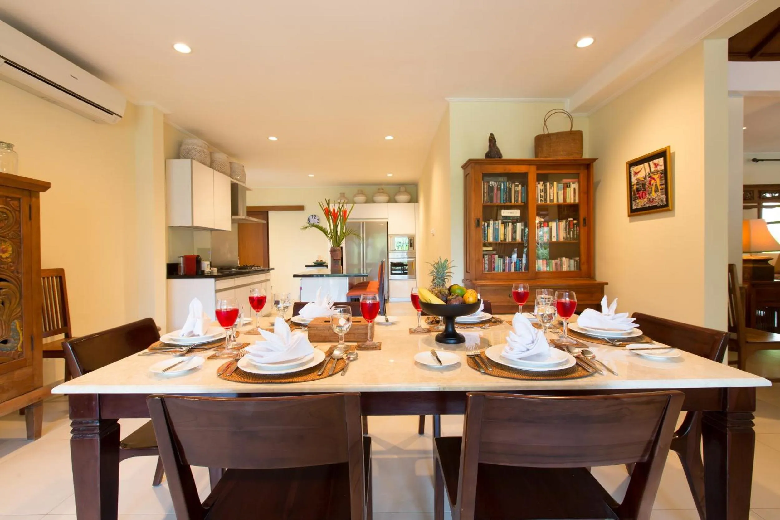 Dining area in Villa Balidamai by Nagisa Bali