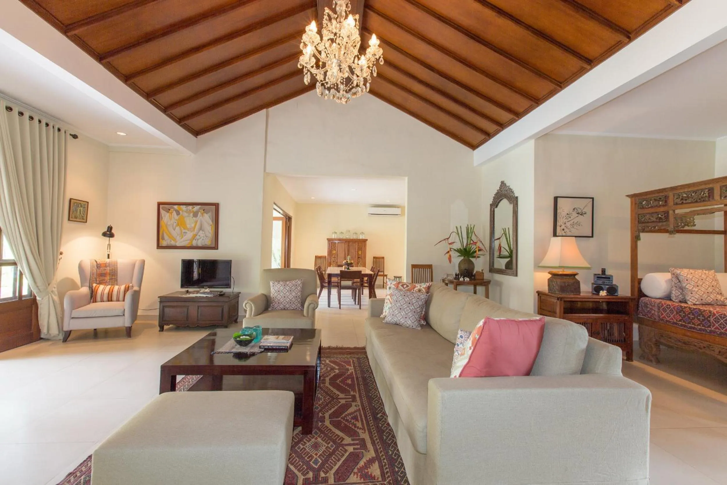 Living room in Villa Balidamai by Nagisa Bali