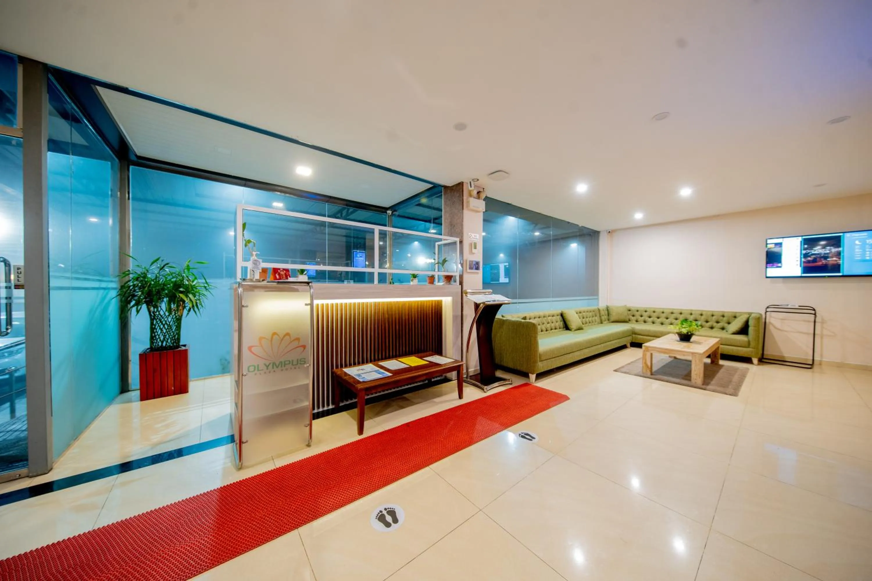 Living room in Olympus Plaza Hotel