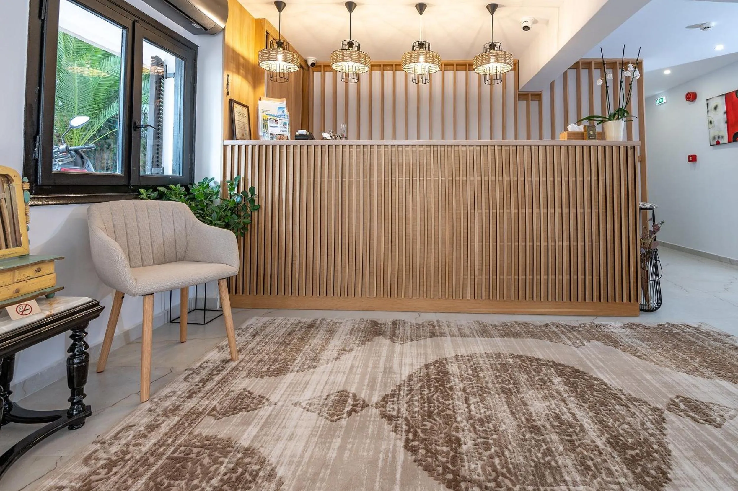 Lobby or reception in Genesis Hotel