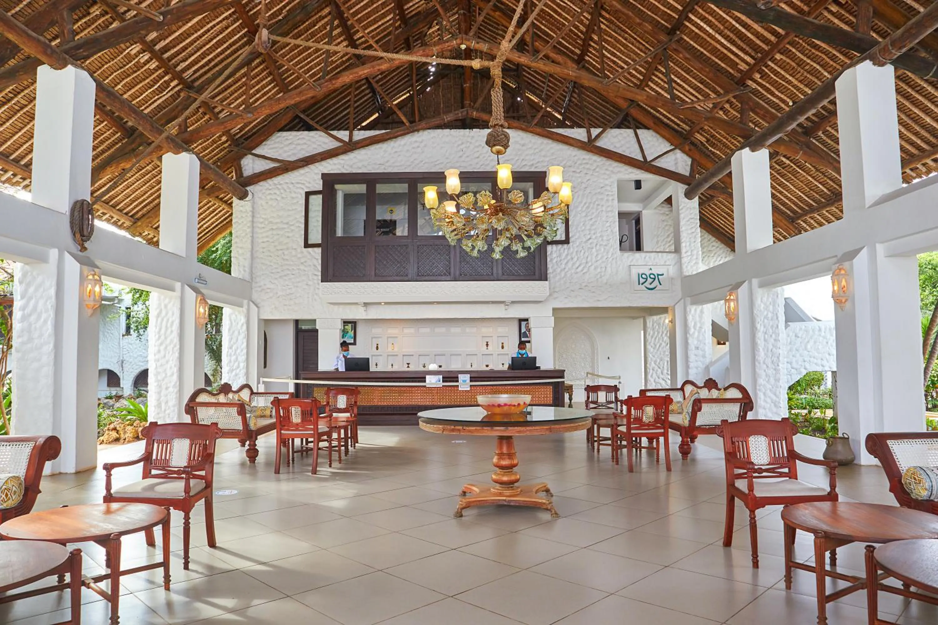 Lobby or reception in Jacaranda Indian Ocean Beach Resort