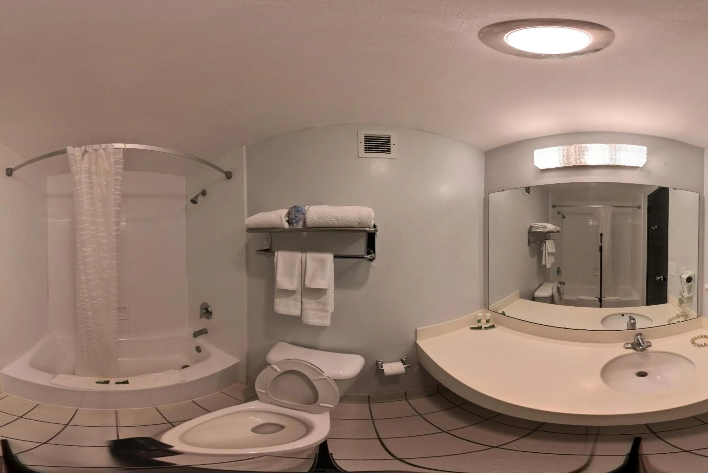 Shower in Coratel Inn and Suites By Jasper Lacrosse