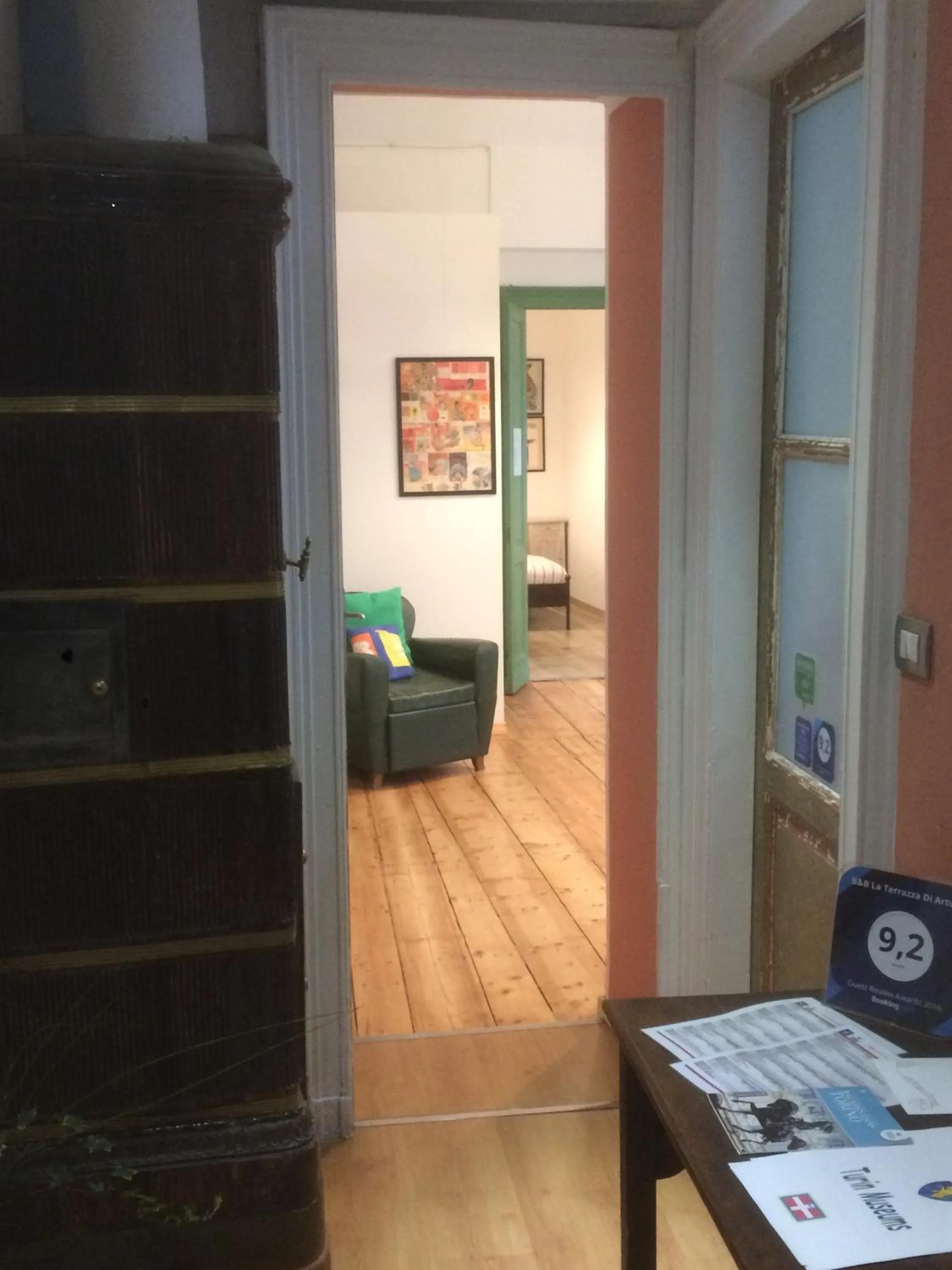 Lobby or reception in La Terrazza Di Arturo Guest House