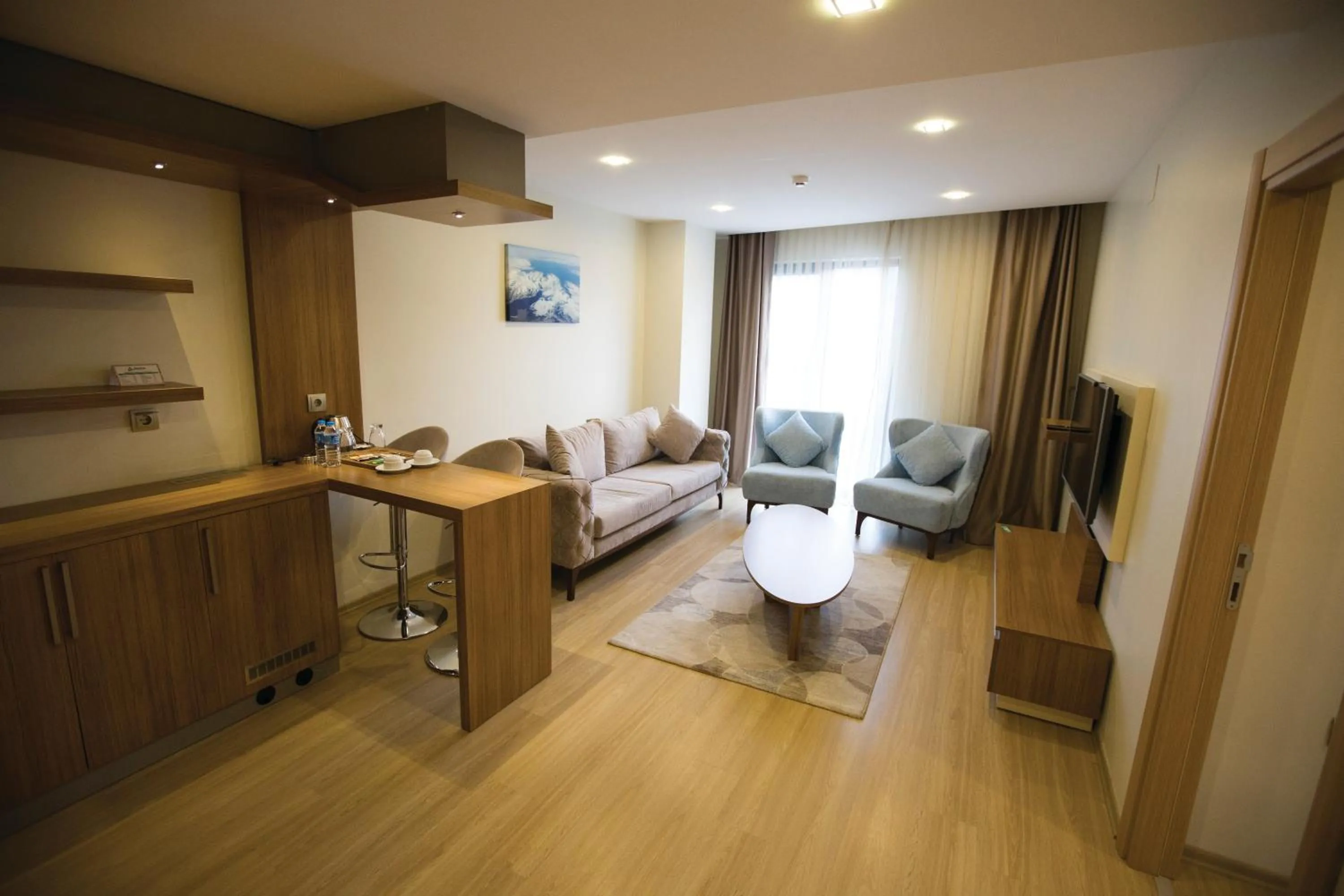 Living room in Alesha Suite Otel