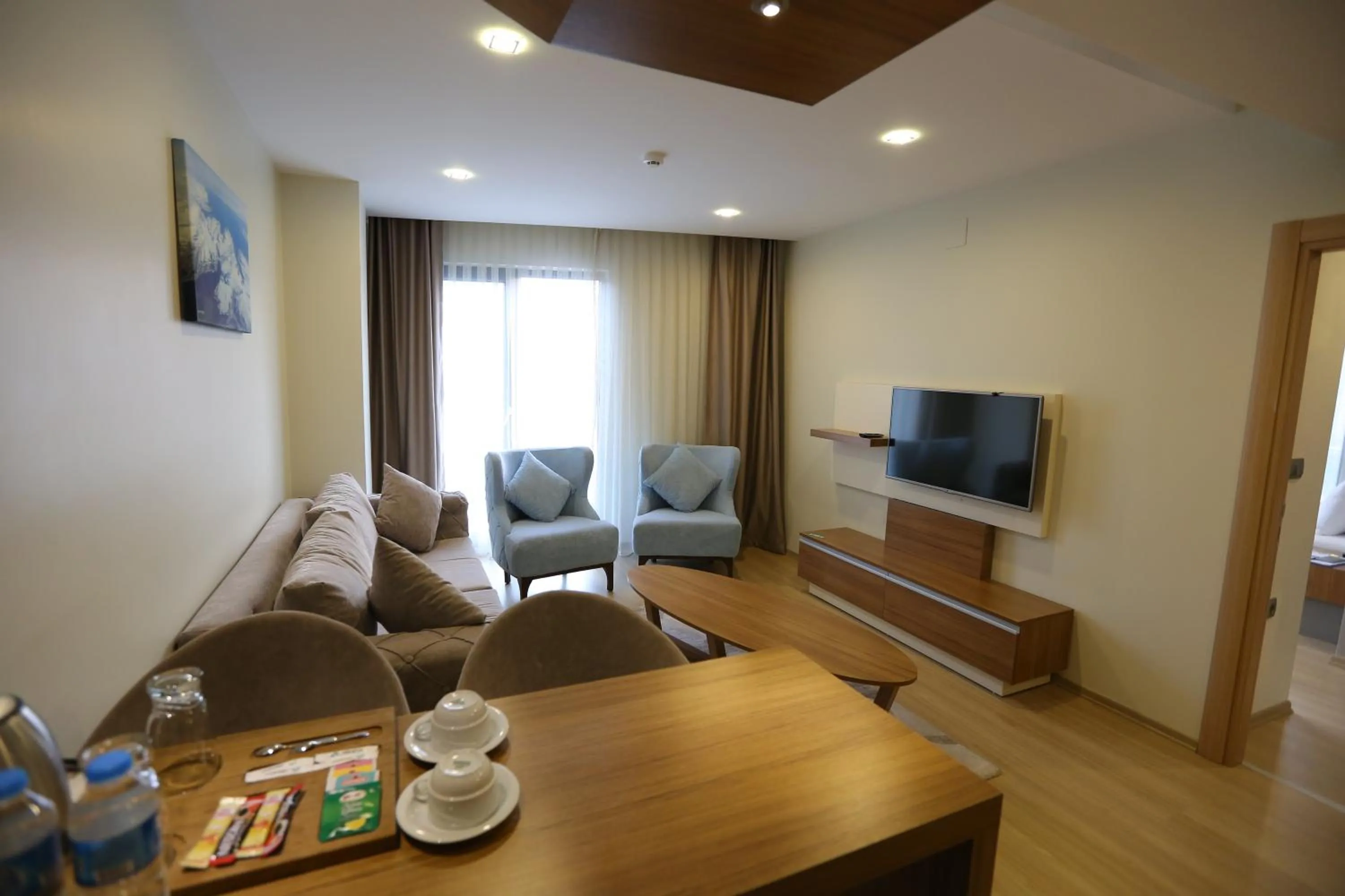 Living room in Alesha Suite Otel