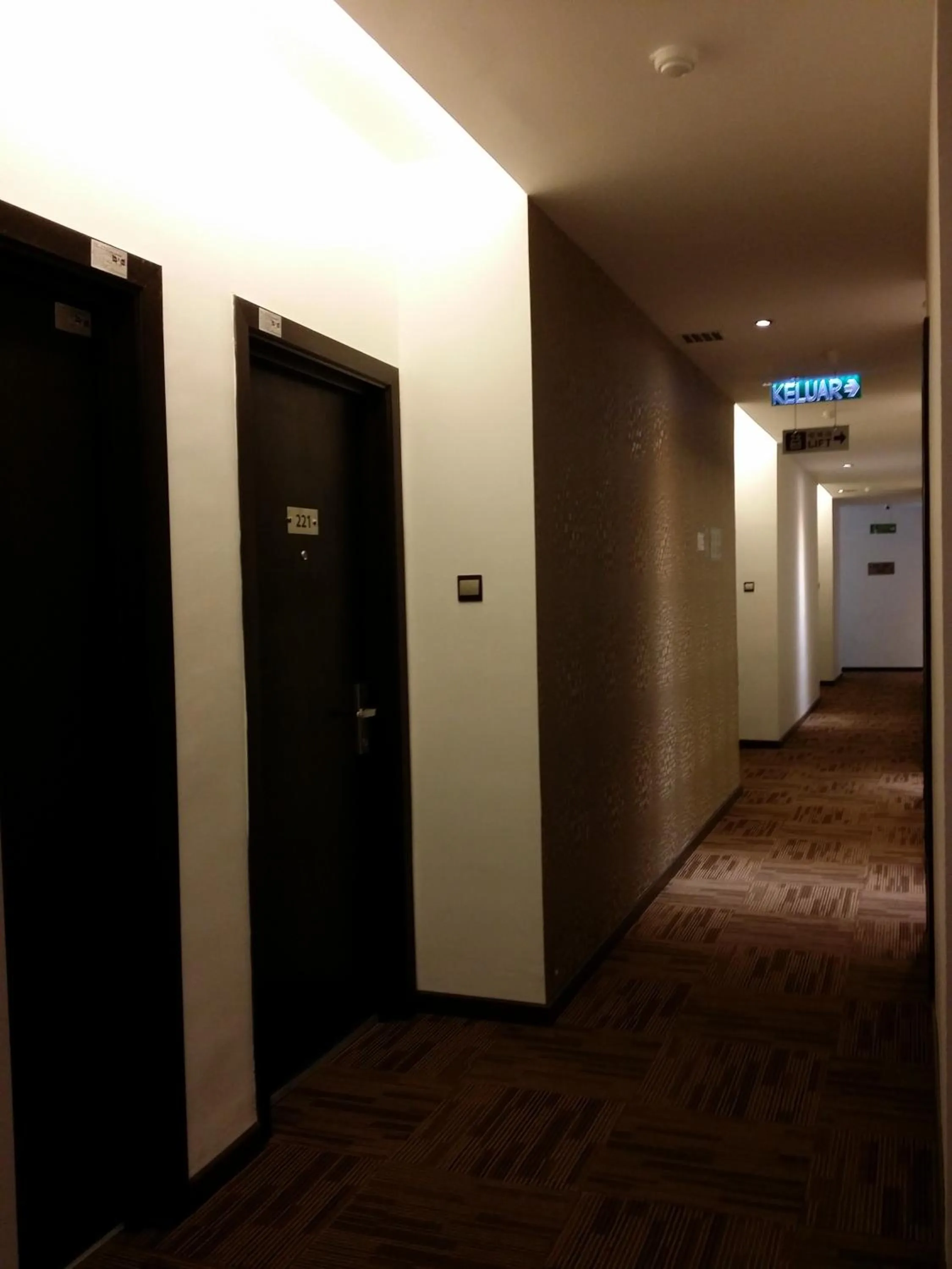 Living room in D Elegance Hotel Nusajaya