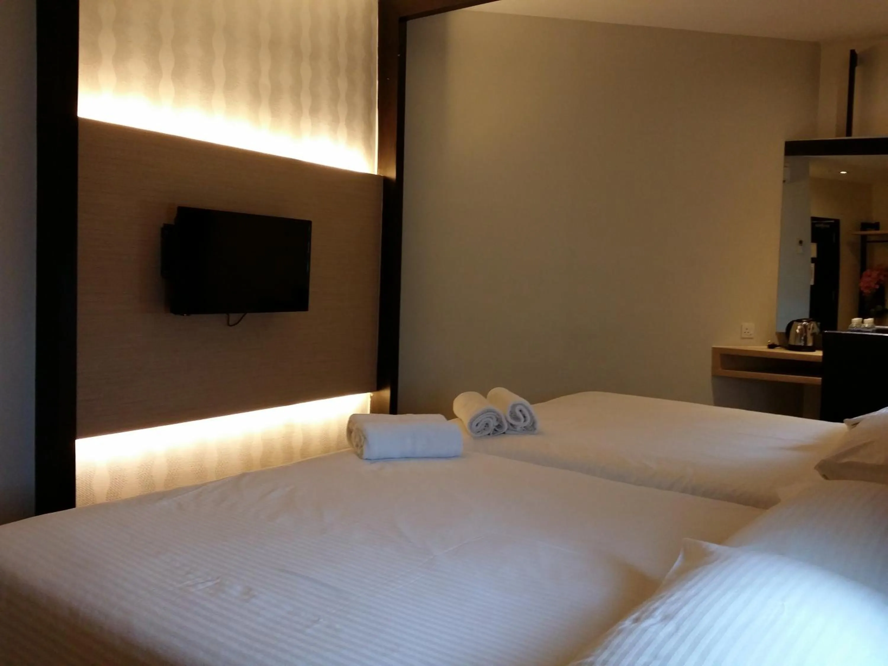 Bedroom, Bed in D Elegance Hotel Nusajaya