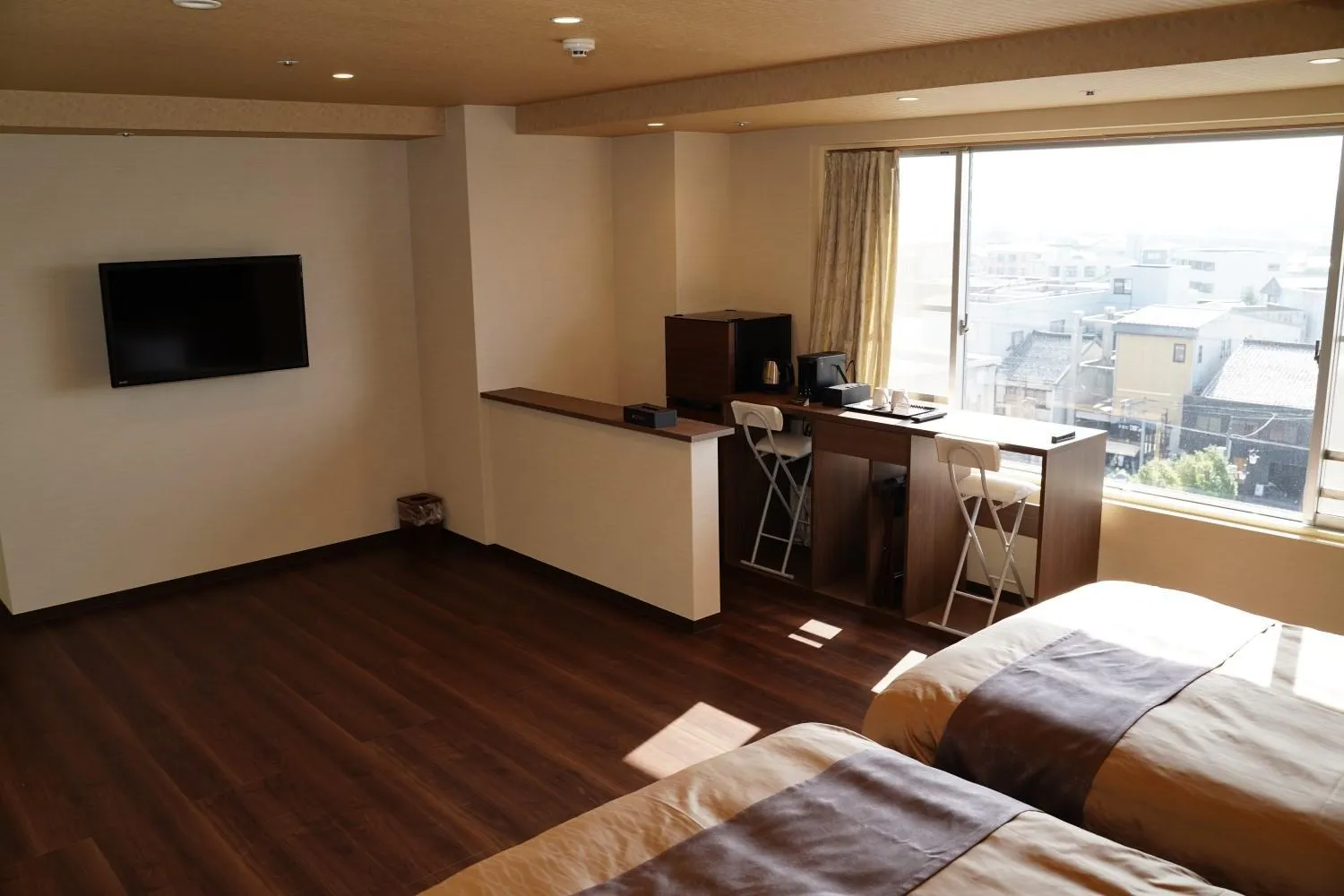 Bed in LiVEMAX RESORT Kaga Yamashiro