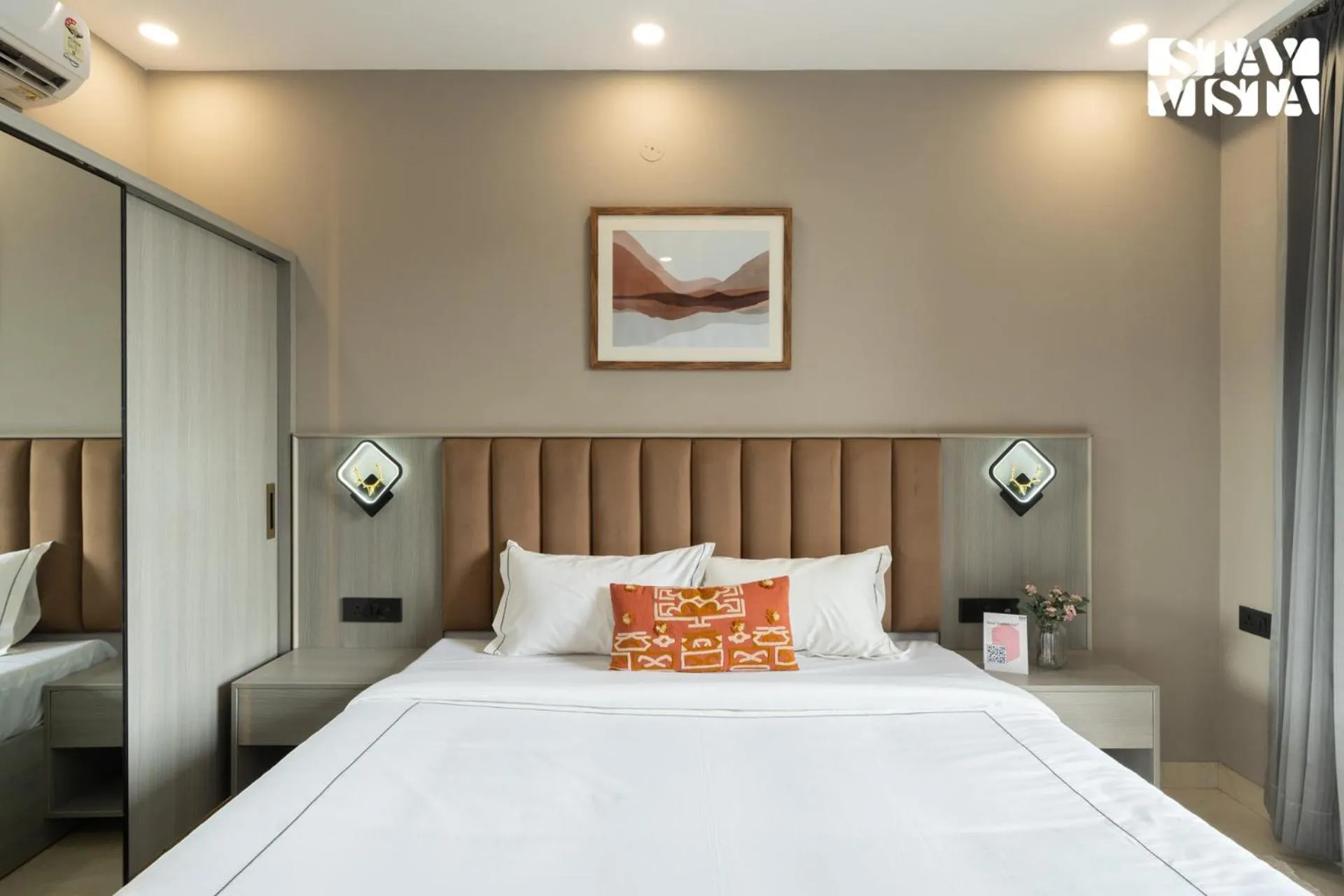 Executive Room with Balcony and Air purifier - single occupancy in StayVista Residences near Cyber City Hub with Gym & Air Purifier
