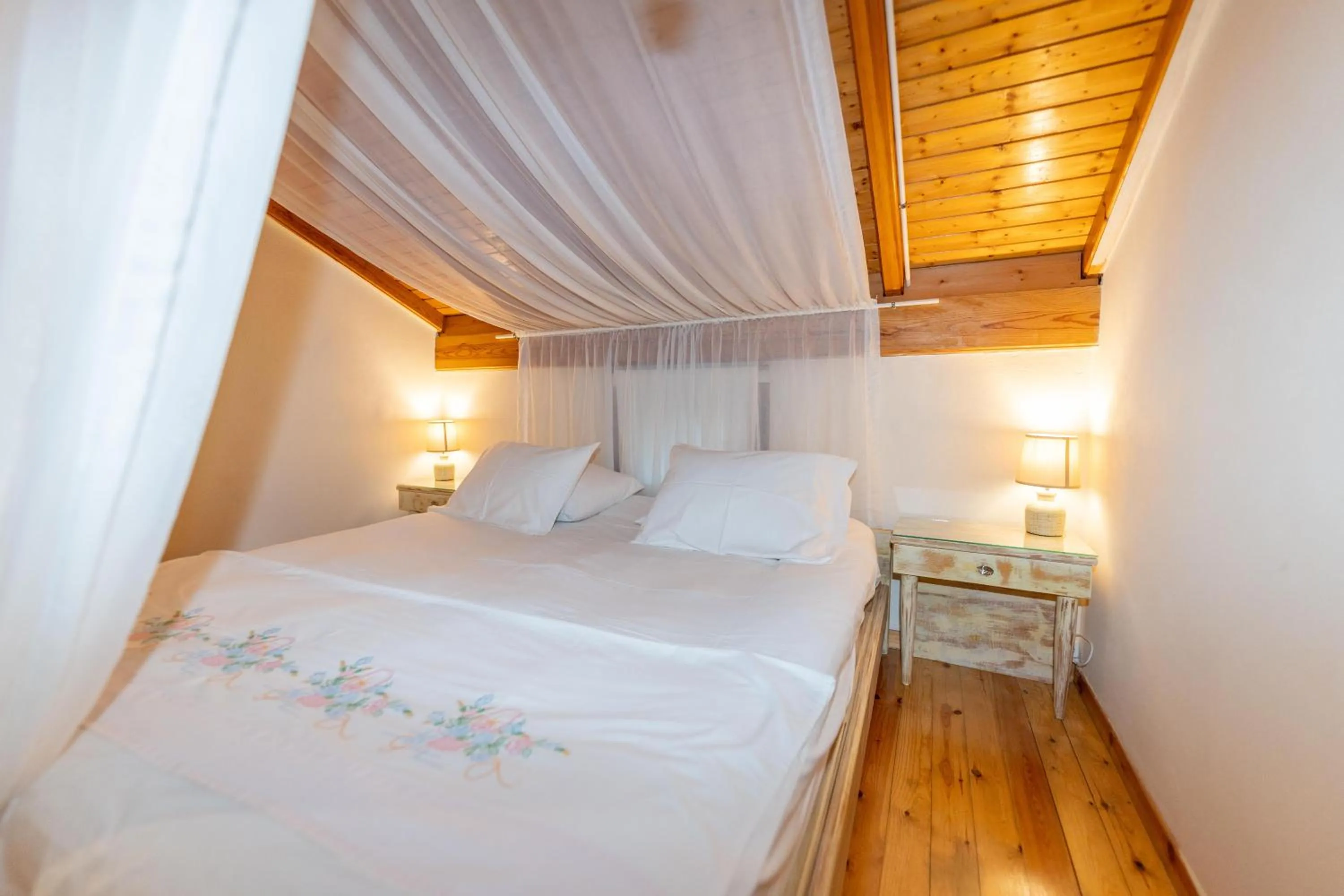 Bed in Villa Del Sol Corfu