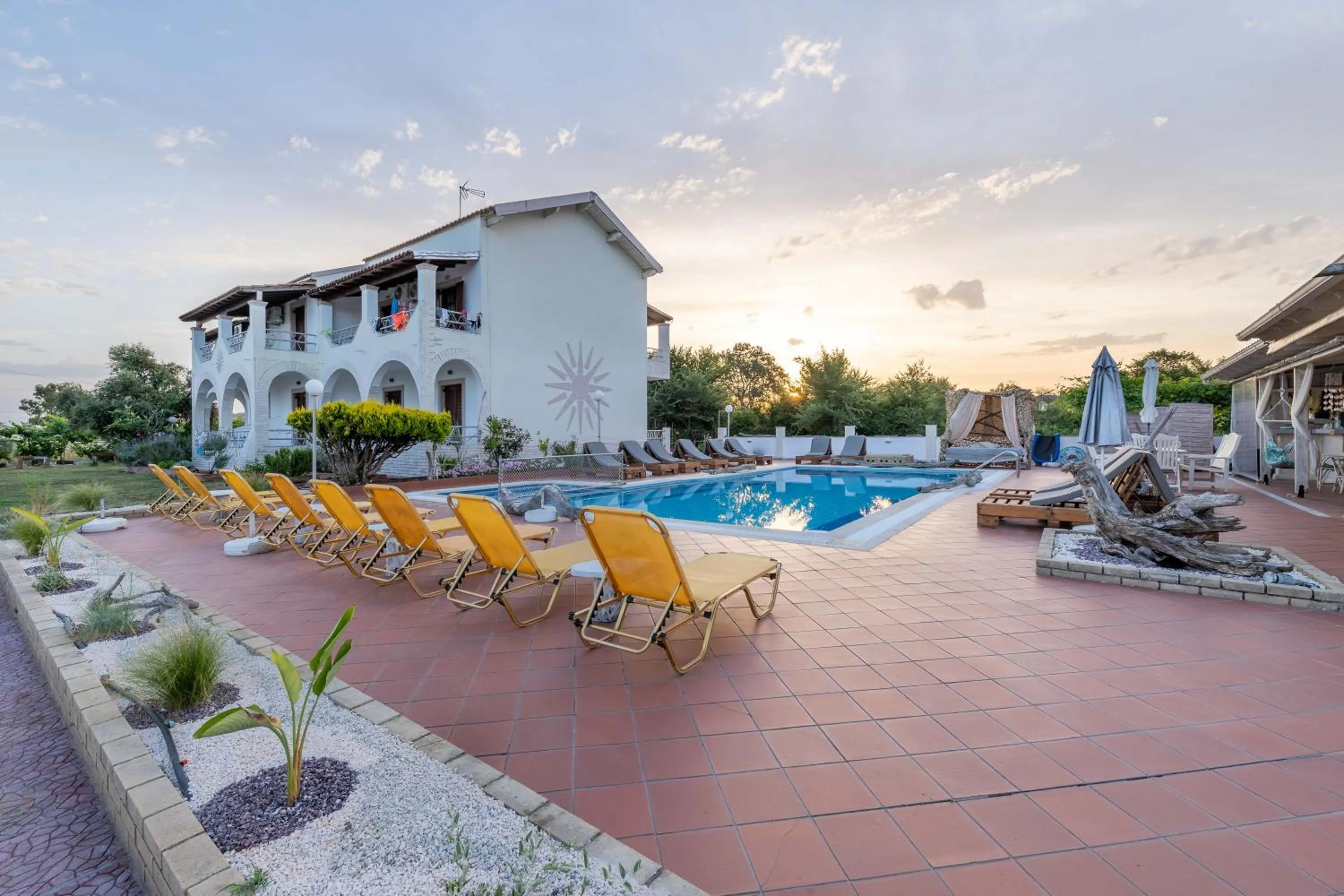 Property building in Villa Del Sol Corfu