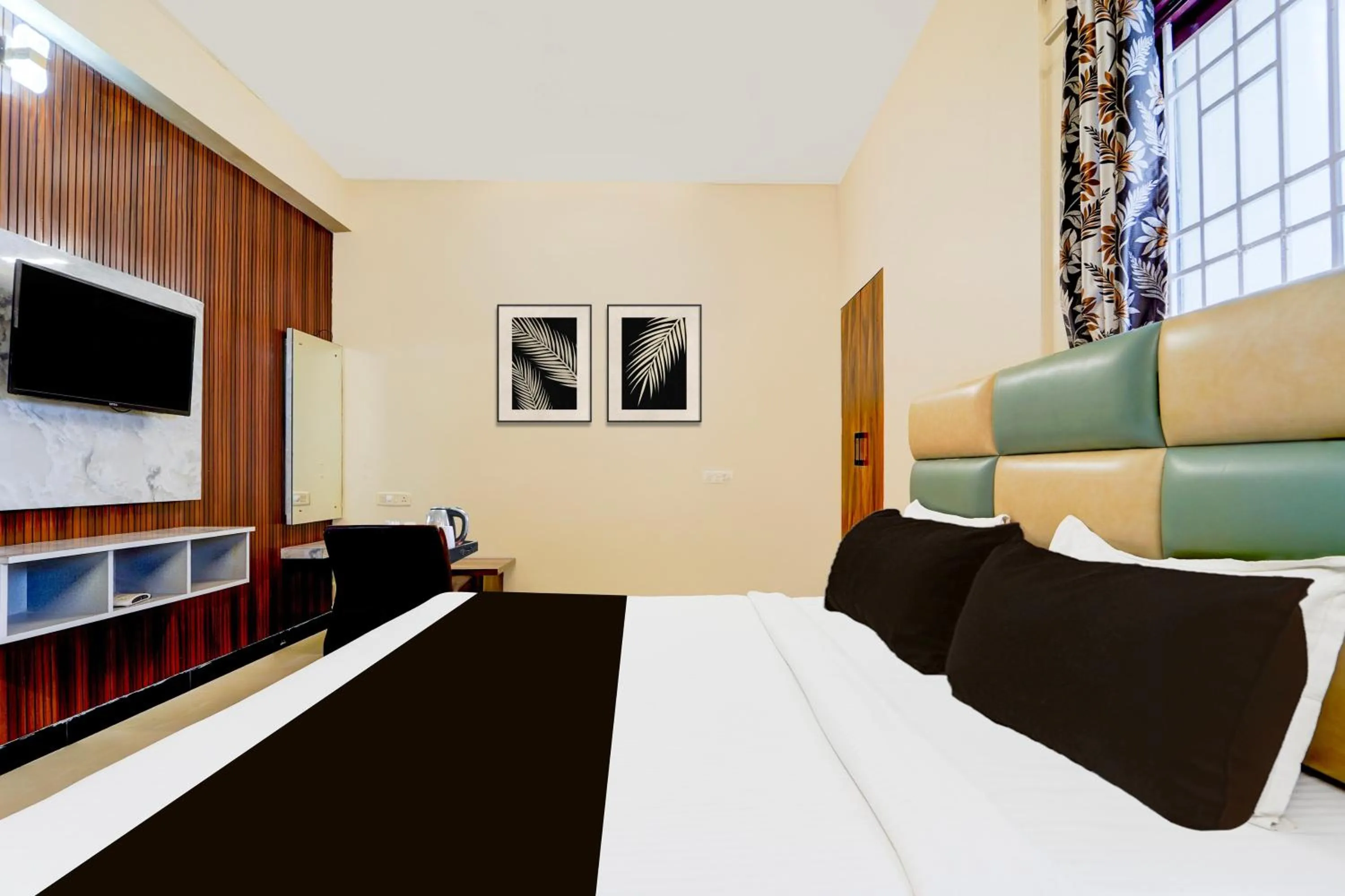 Bedroom in Hotel O Singanallur Railway Junction Formerly 2D Residency