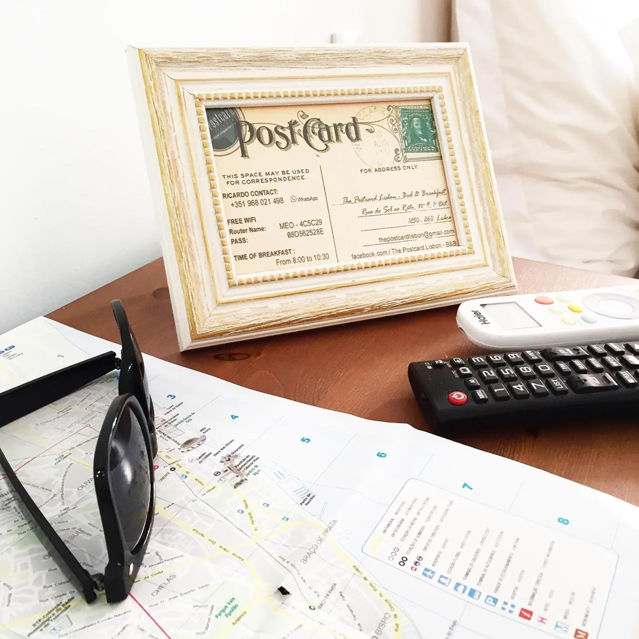 Decorative detail in The Postcard Lisbon