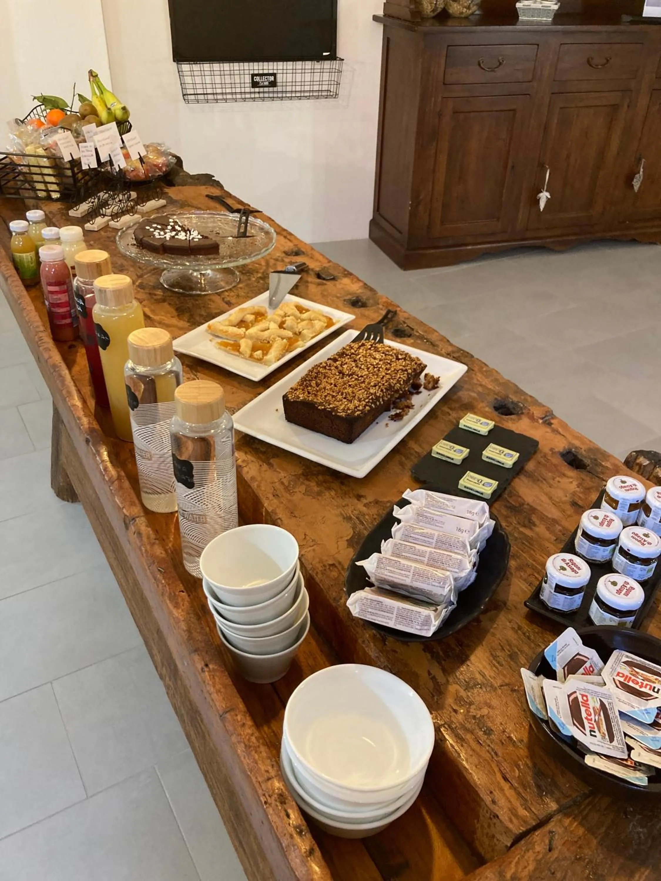 Food and drinks in Ventitrémarzo Guest House