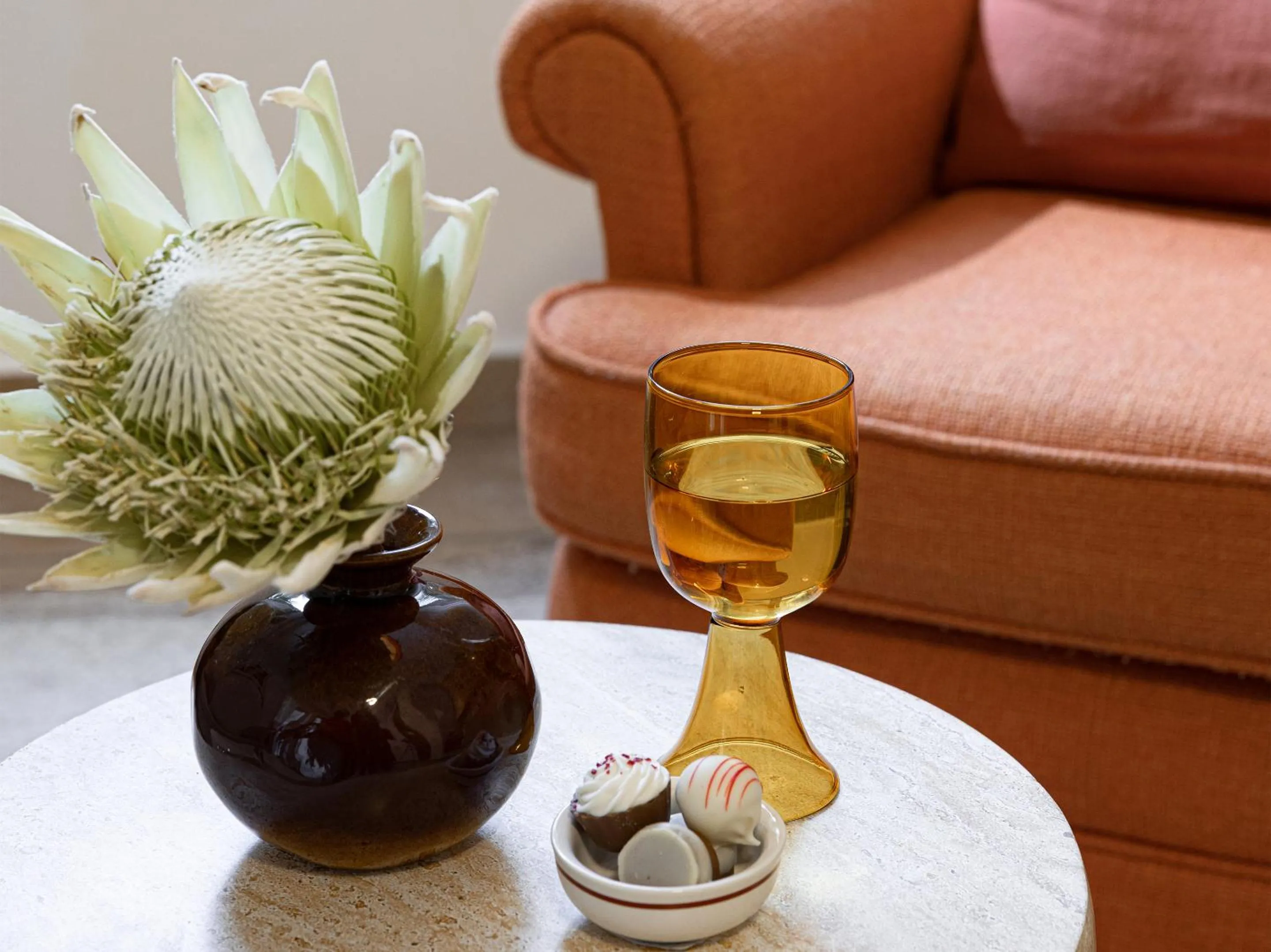 Living room in Grecotel Casa Adele
