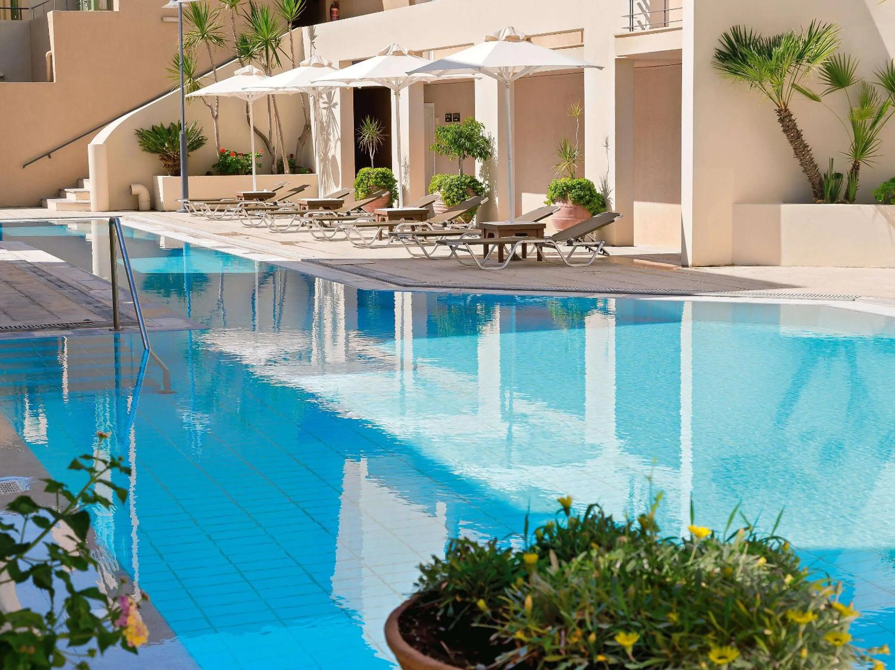 Bedroom in Grand Leoniki Residence by Grecotel