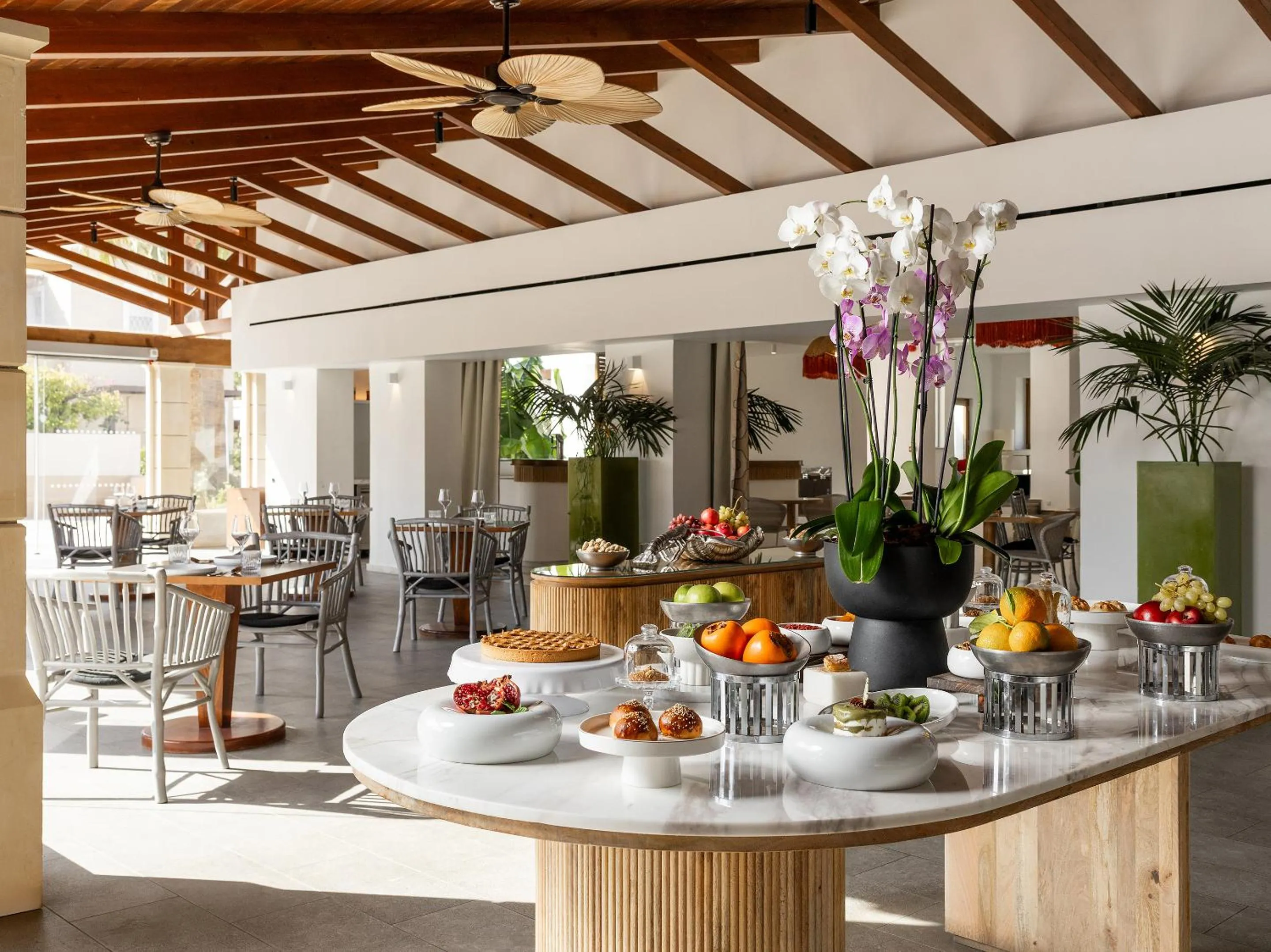 Buffet breakfast in Grecotel Casa Adele