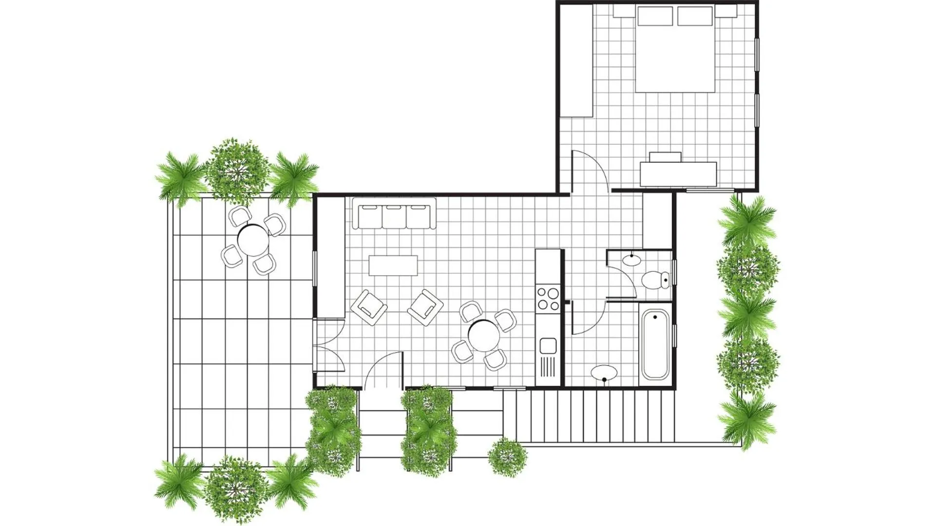 Floor plan in Grecotel Casa Adele