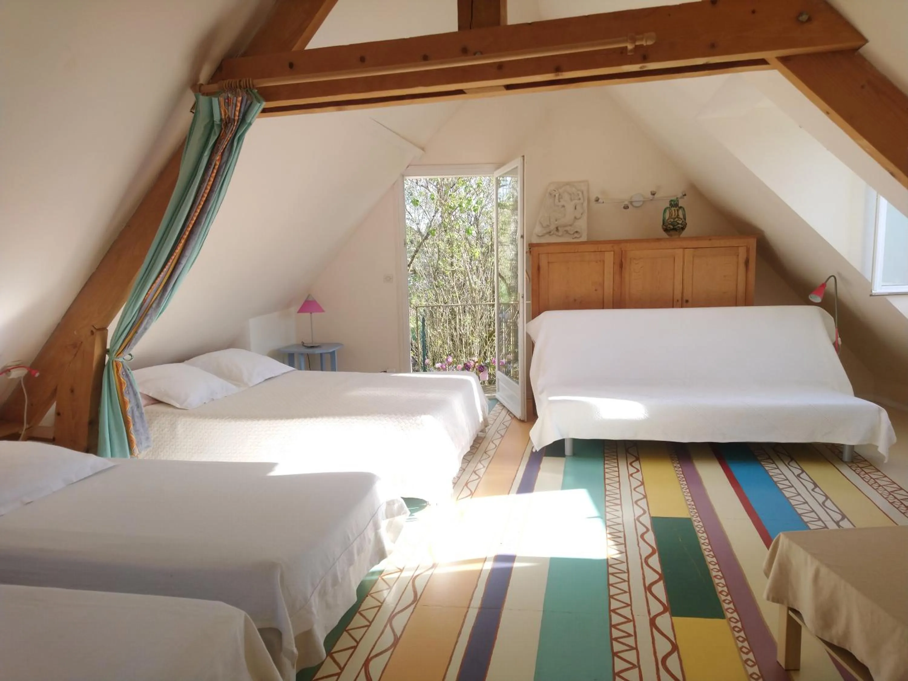 Bedroom, Bed in La Tonnelle de Vouvray