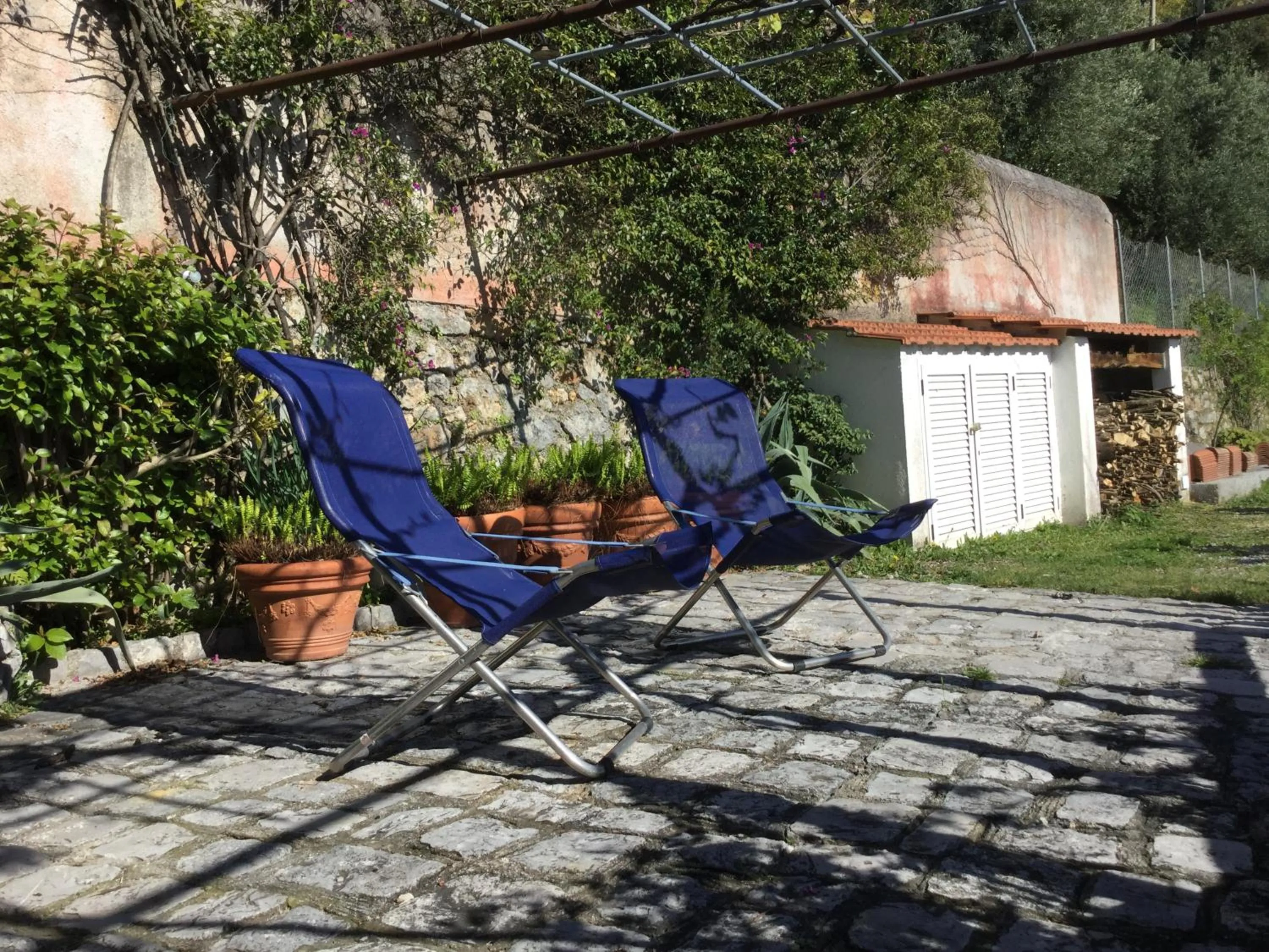 Patio in B&B Le Tre Casette