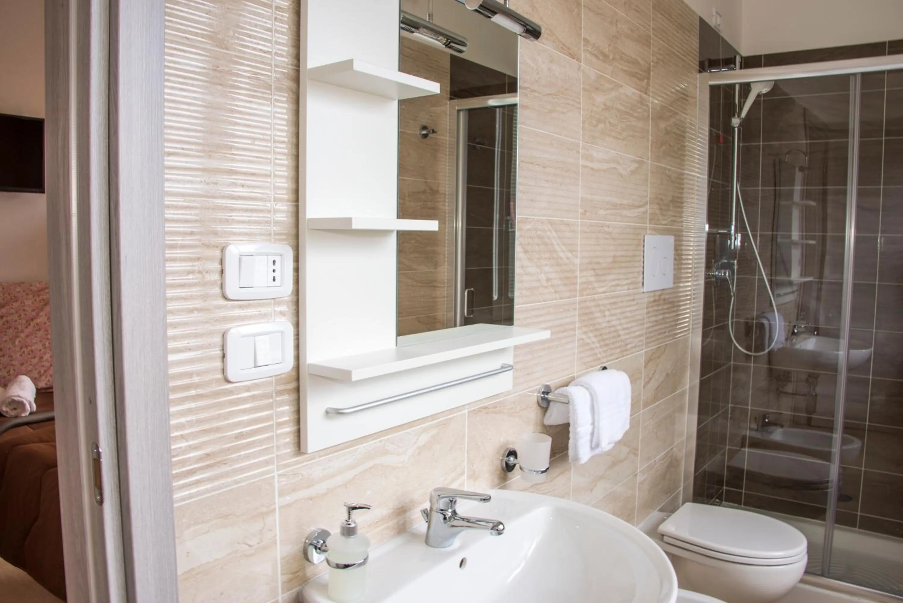 Bathroom in B&B Villa degli Angeli