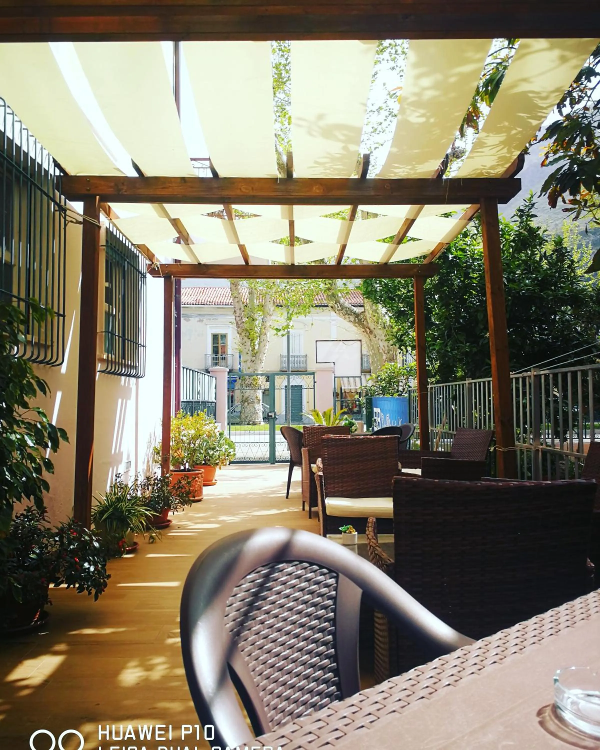 Patio in B&B Villa degli Angeli