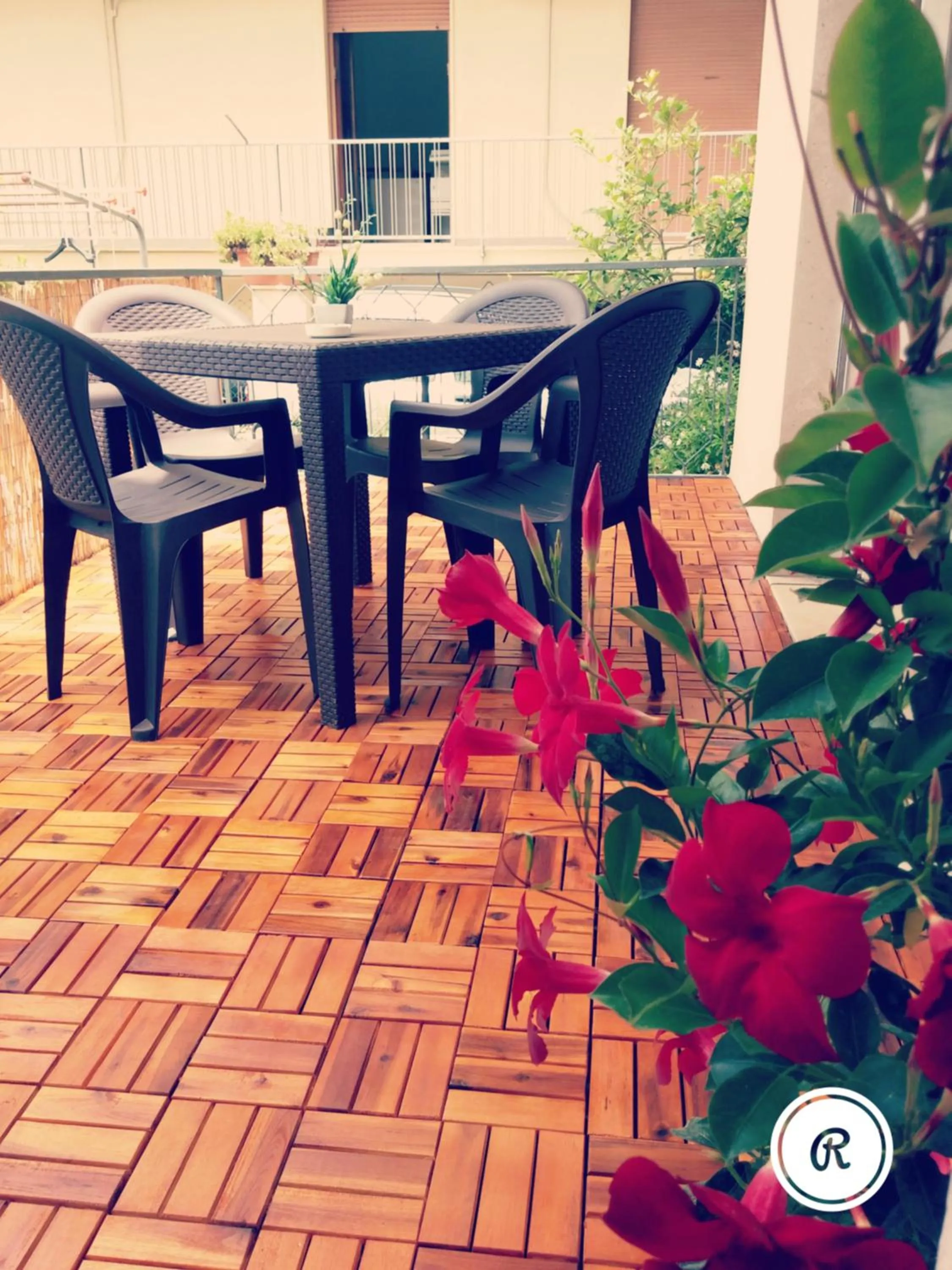 Balcony/Terrace in B&B Villa degli Angeli