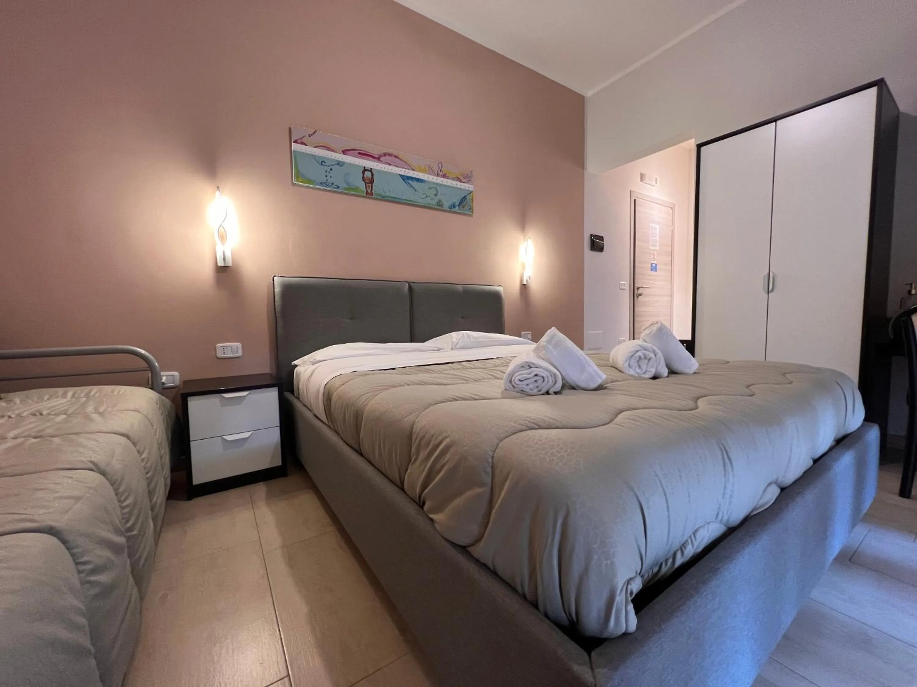 Bedroom, Bed in B&B Villa degli Angeli