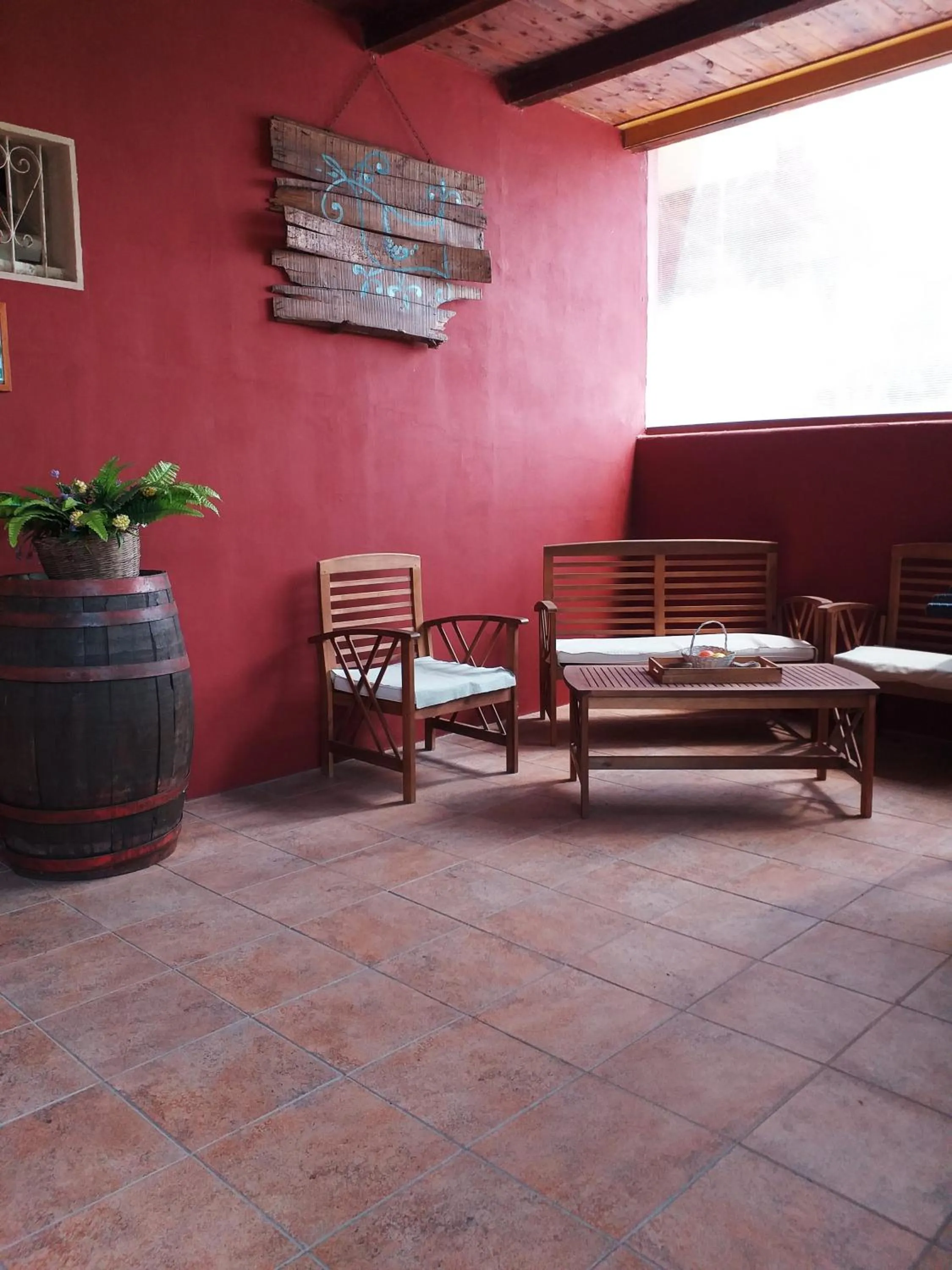 Patio in B&B Antica Botte Sassari