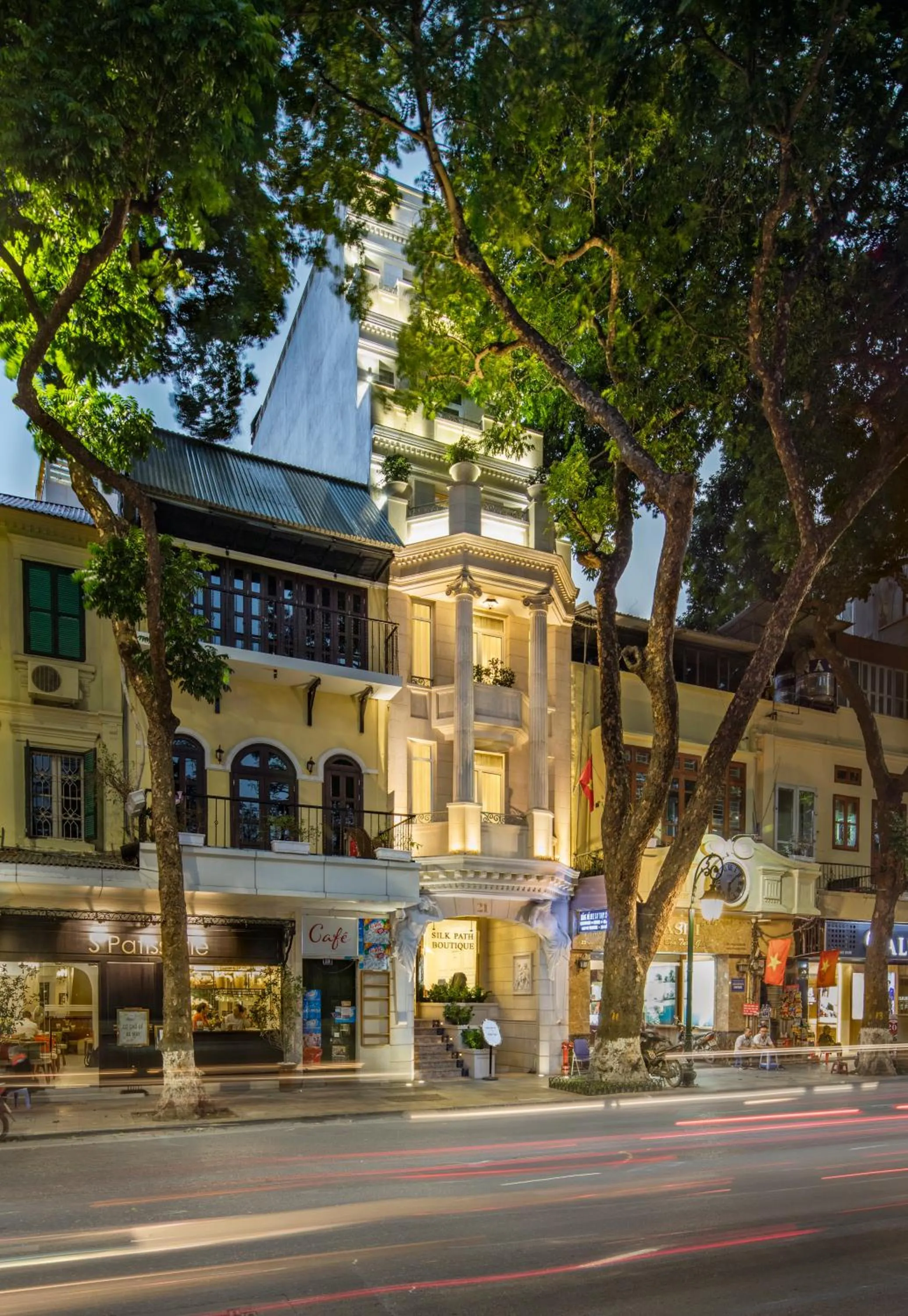 Property building in Silk Path Boutique Hanoi